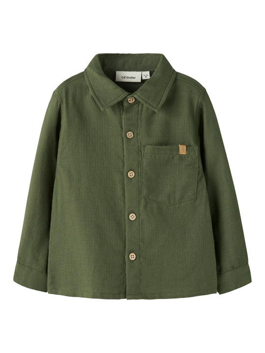 Lil Atelier Neppo - LS Loose Shirt - Cypress