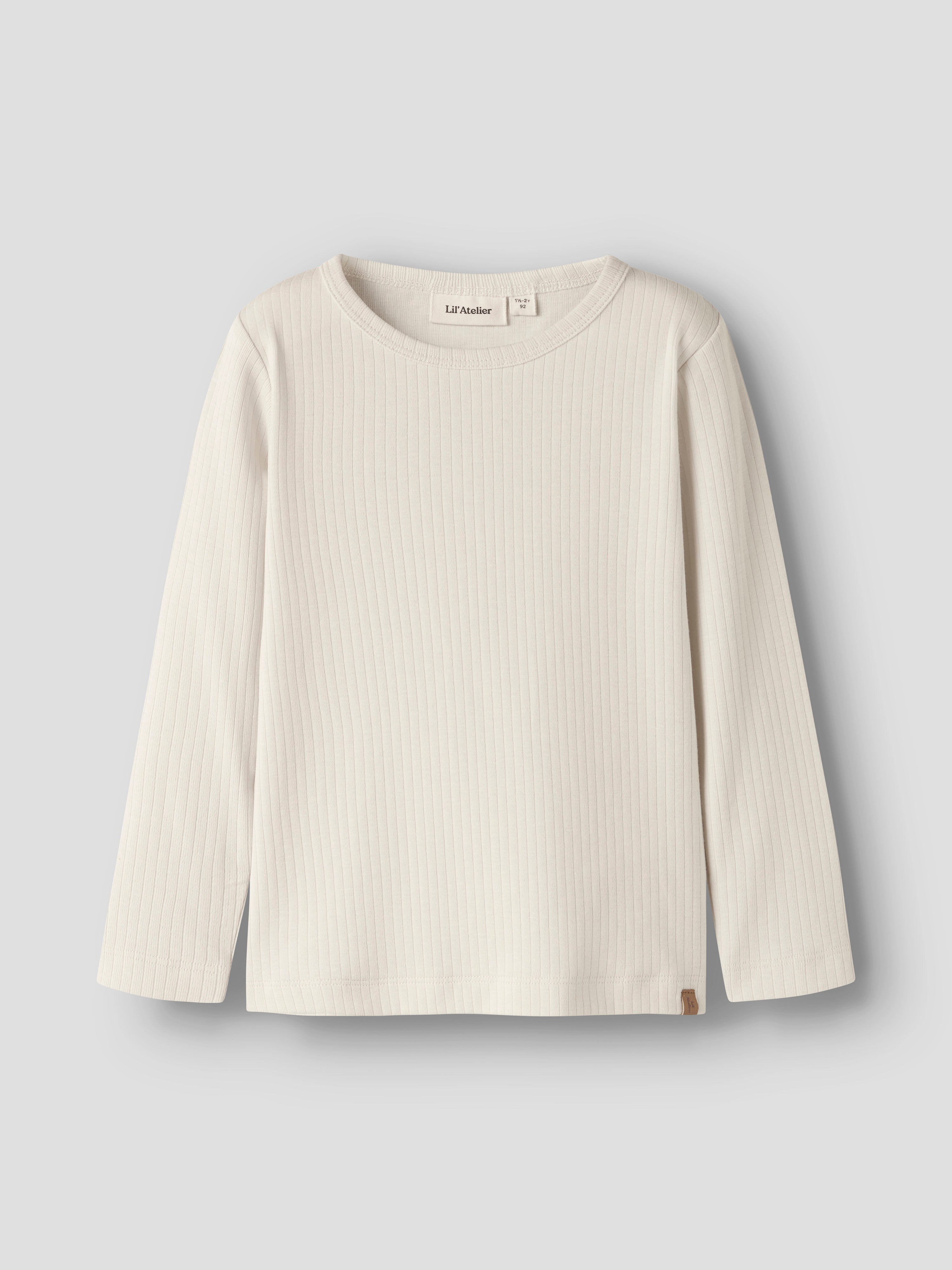 Lil Atelier - Gabo Bob LS Slim Top - Turtledove