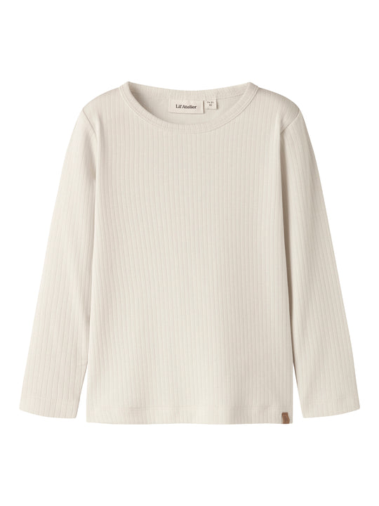 Lil Atelier - Gabo Bob LS Slim Top - Turtledove