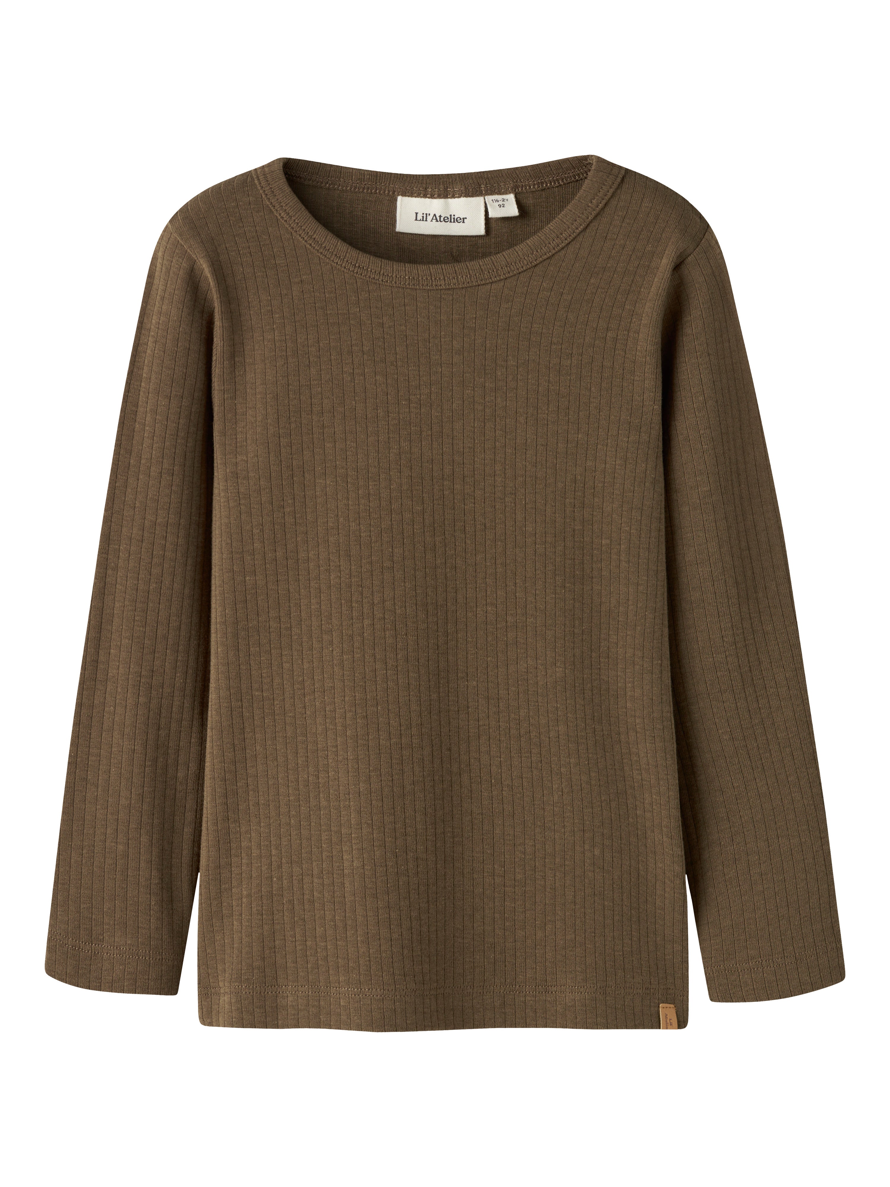 Lil Atelier - Gabo Bob LS Slim Top - Teak