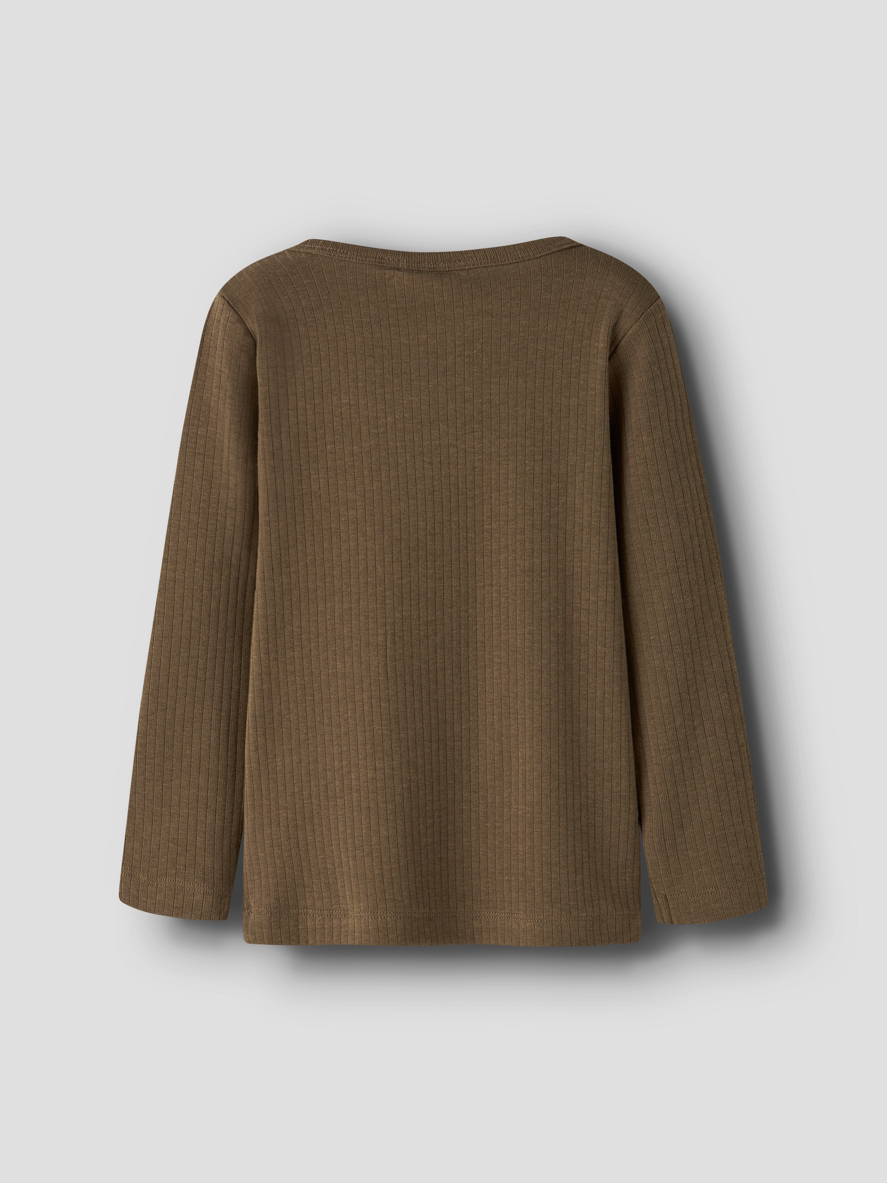 Lil Atelier - Gabo Bob LS Slim Top - Teak