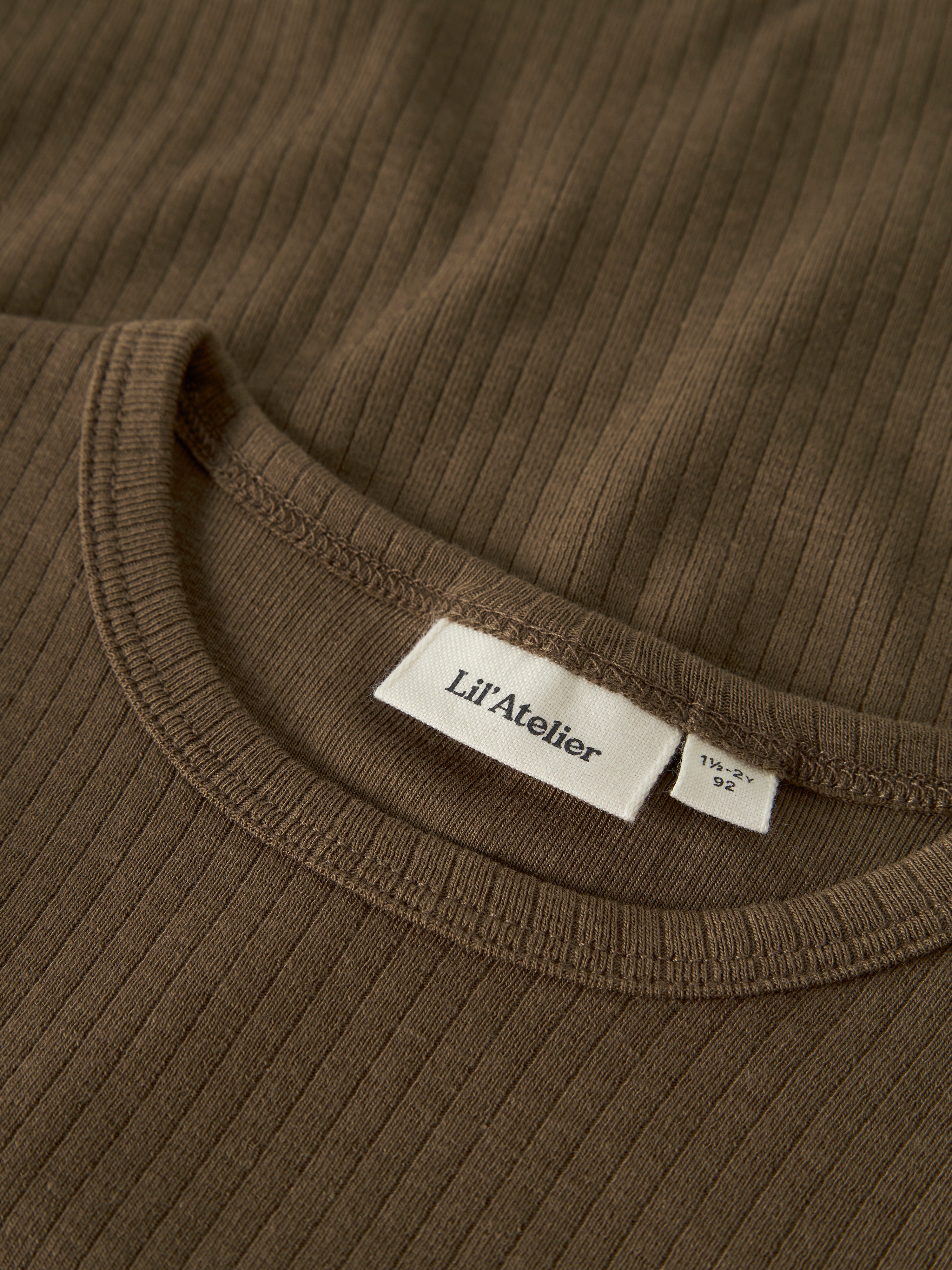 Lil Atelier - Gabo Bob LS Slim Top - Teak