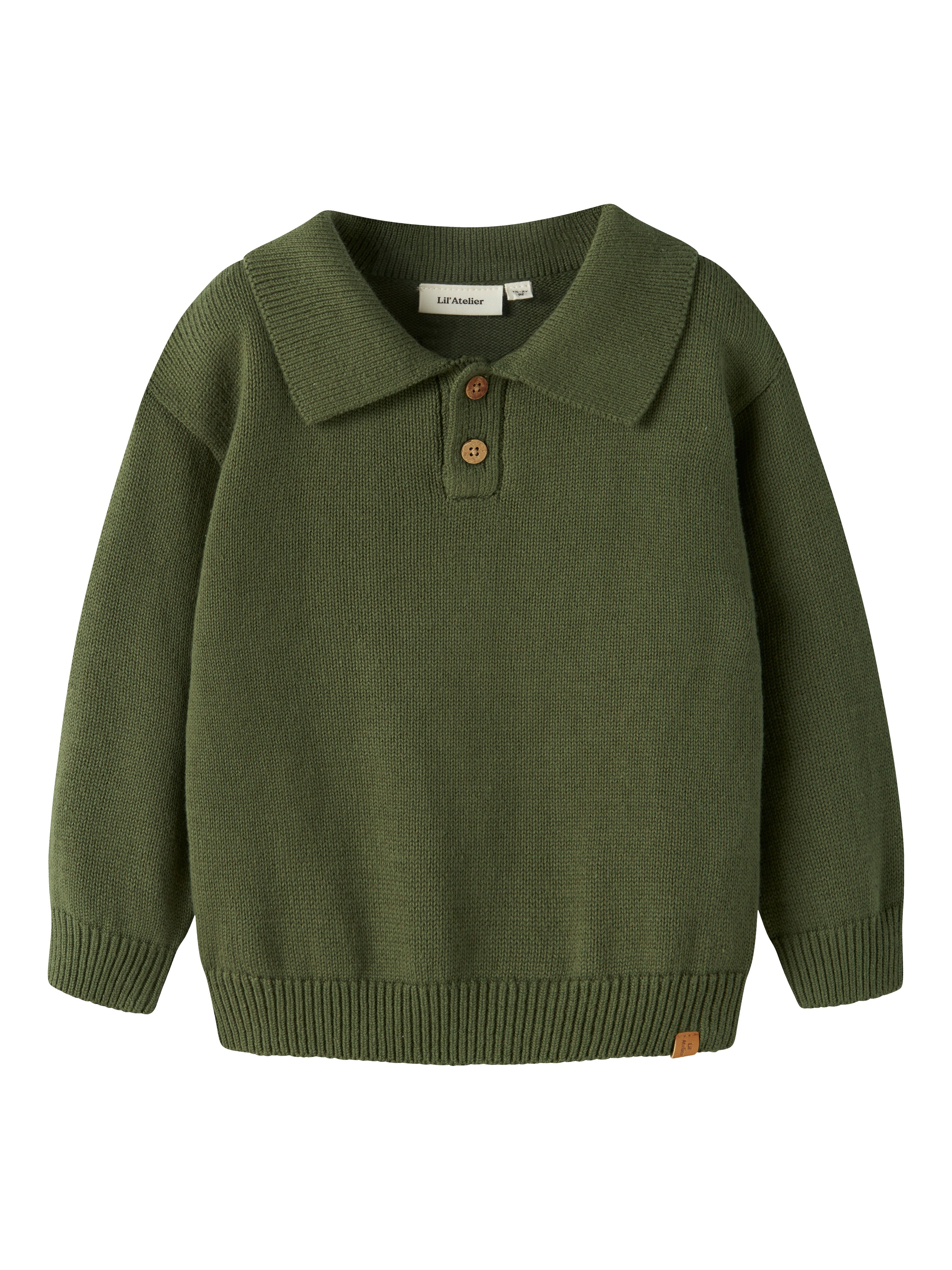 Lil Atelier Olo - LS Knit Polo
