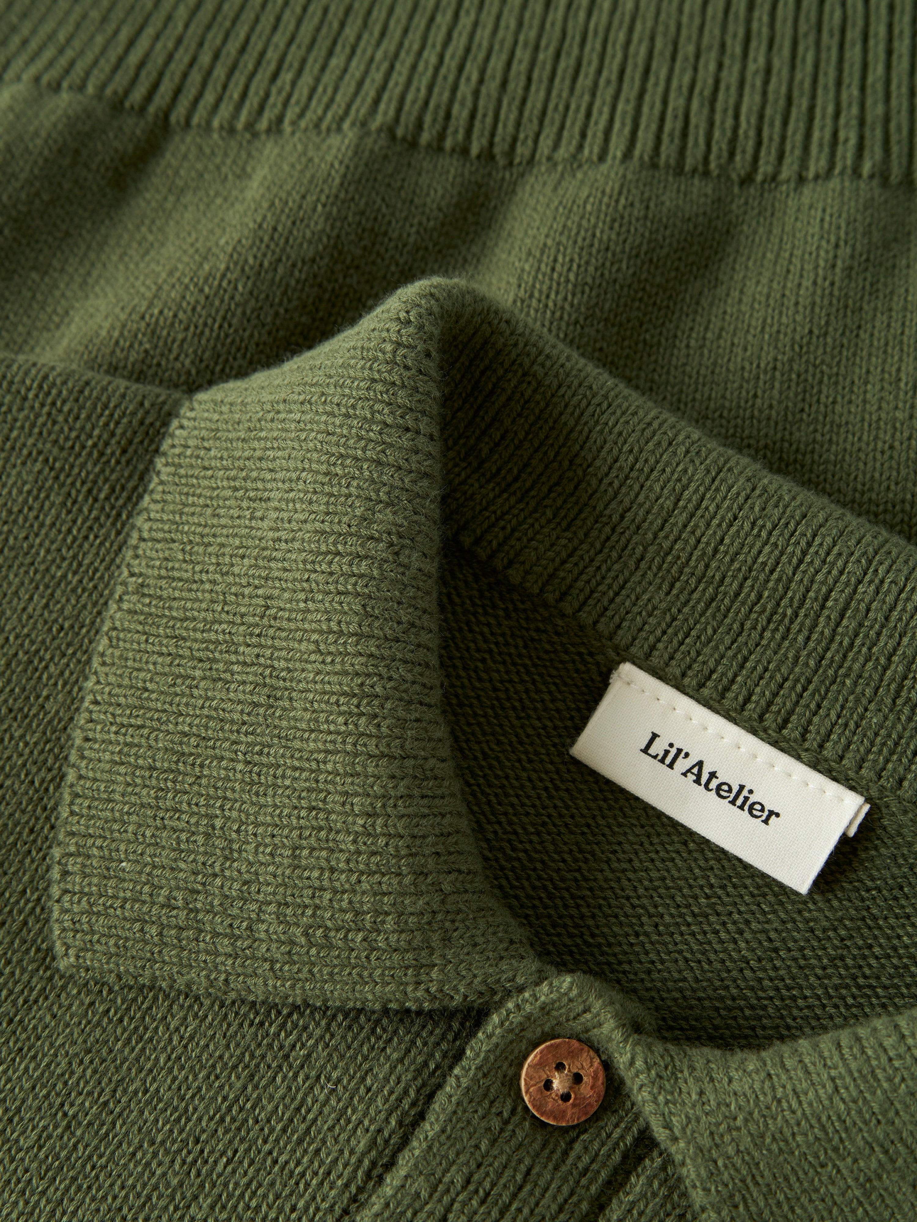 Lil Atelier Olo - LS Knit Polo
