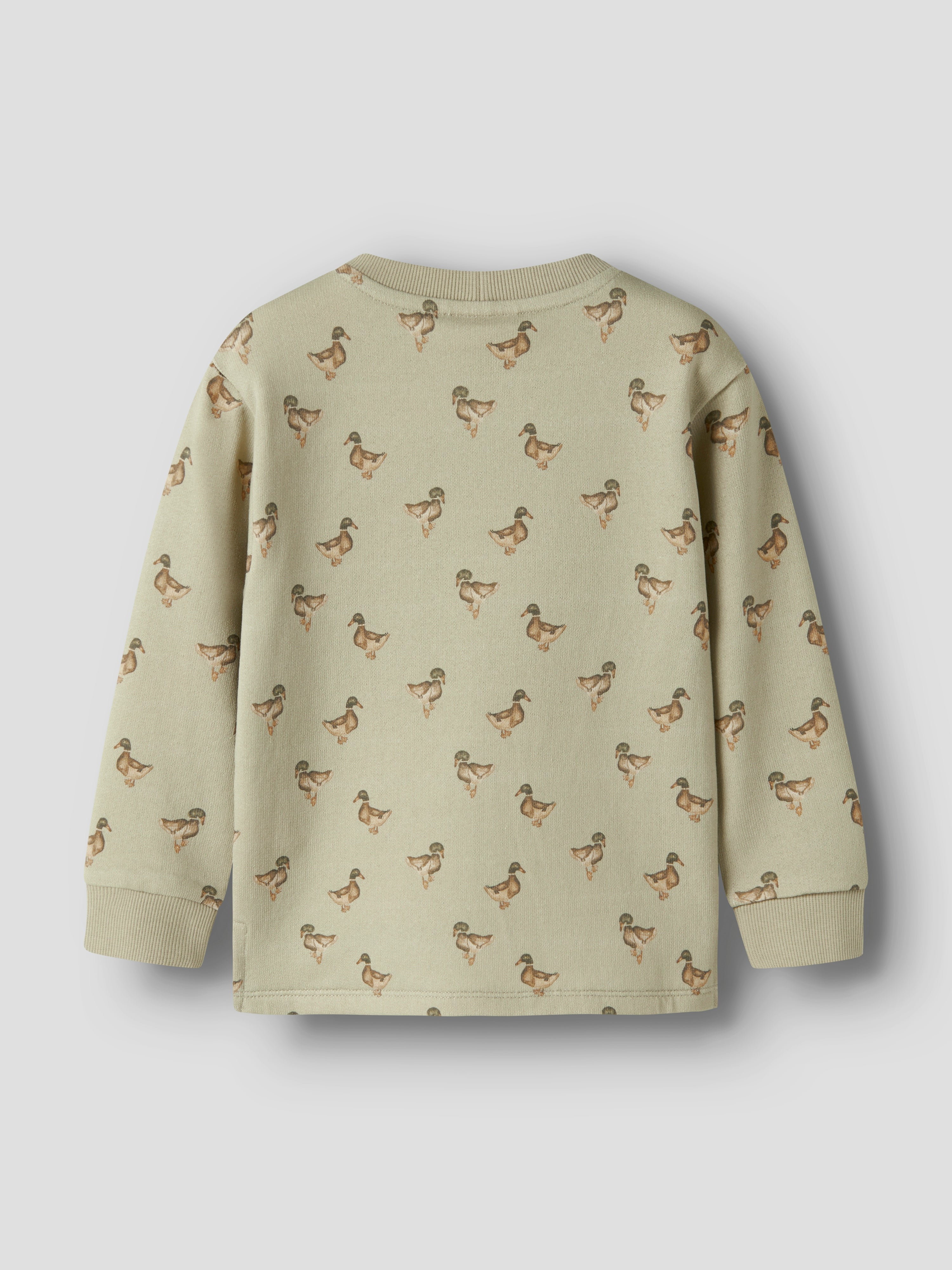 Lil Atelier - Jobo Ain LS Loose Sweat - Moss Gray / Duck