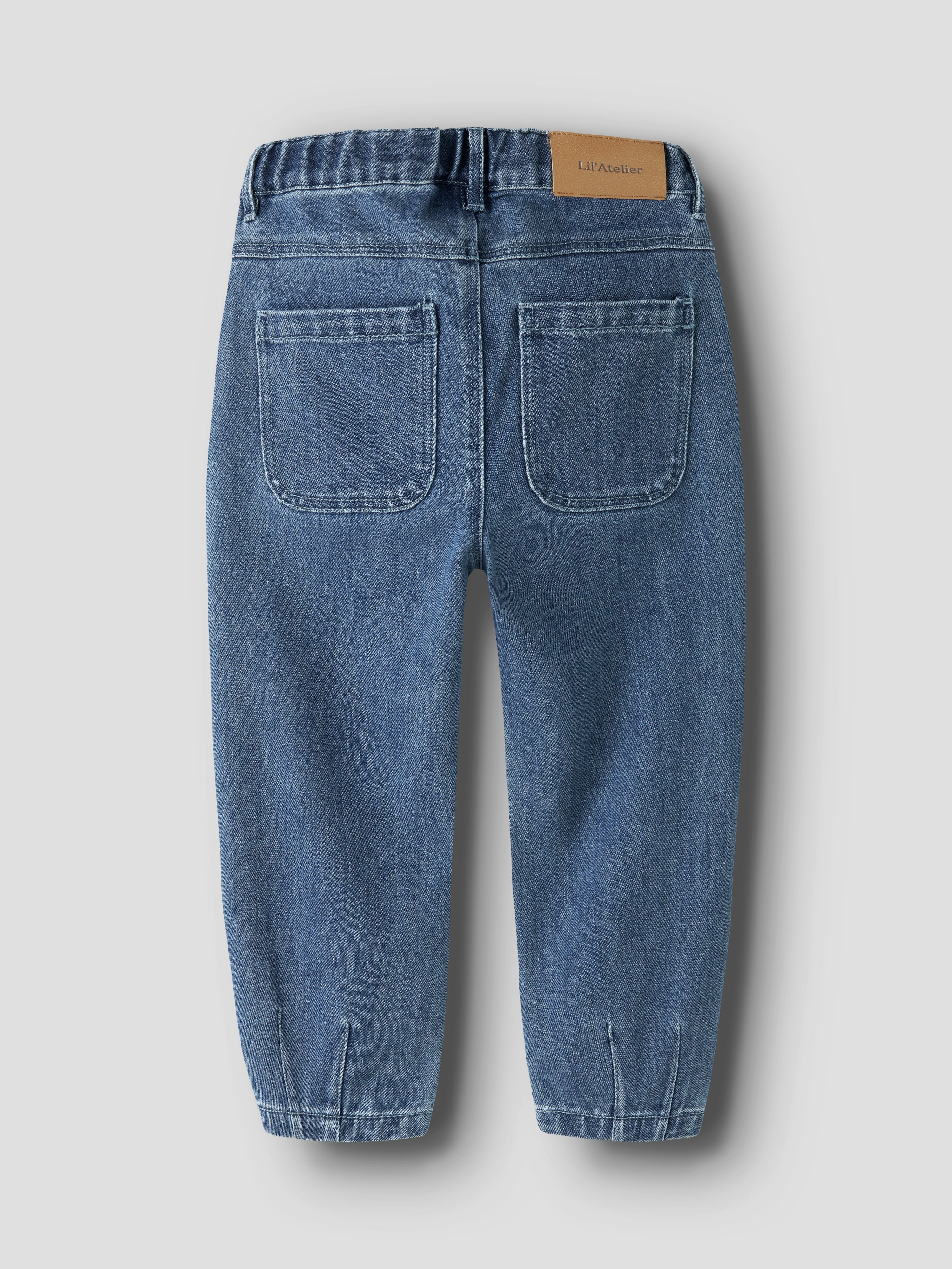 Lil Atelier Obello - Baggy Jeans - Dark Blue Denim