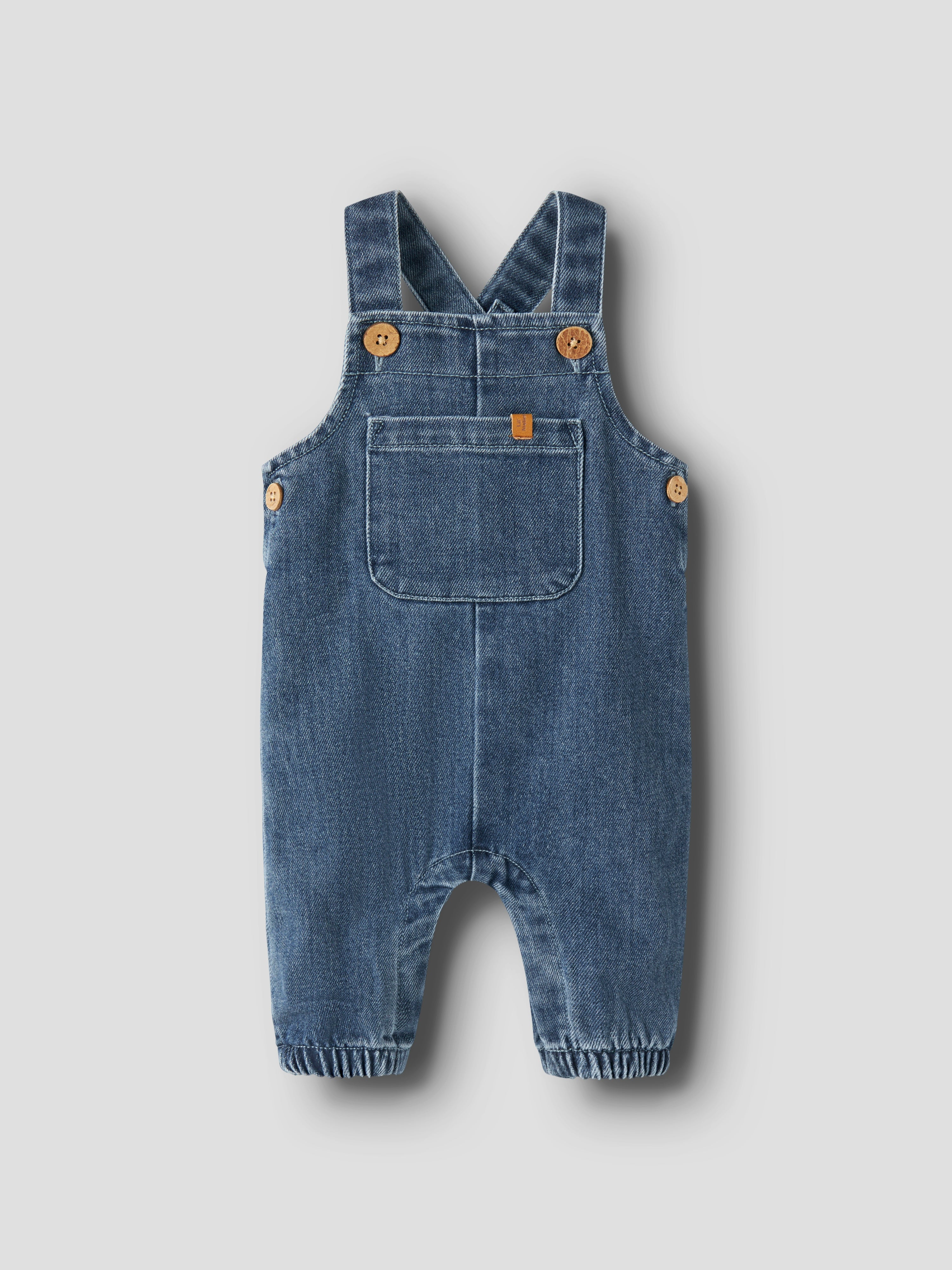 Lil Atelier Obello - Denim Overall -  Dark Blue Denim