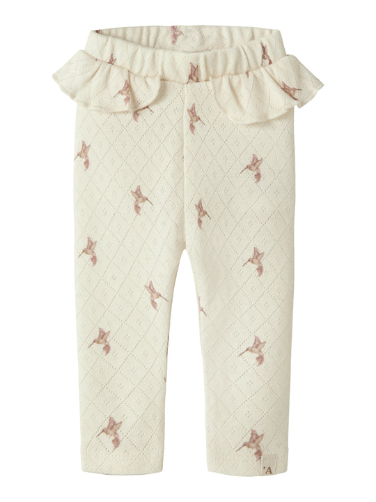Lil Atelier Rachello - Sig Slim Leggings - Turtledove / Bird