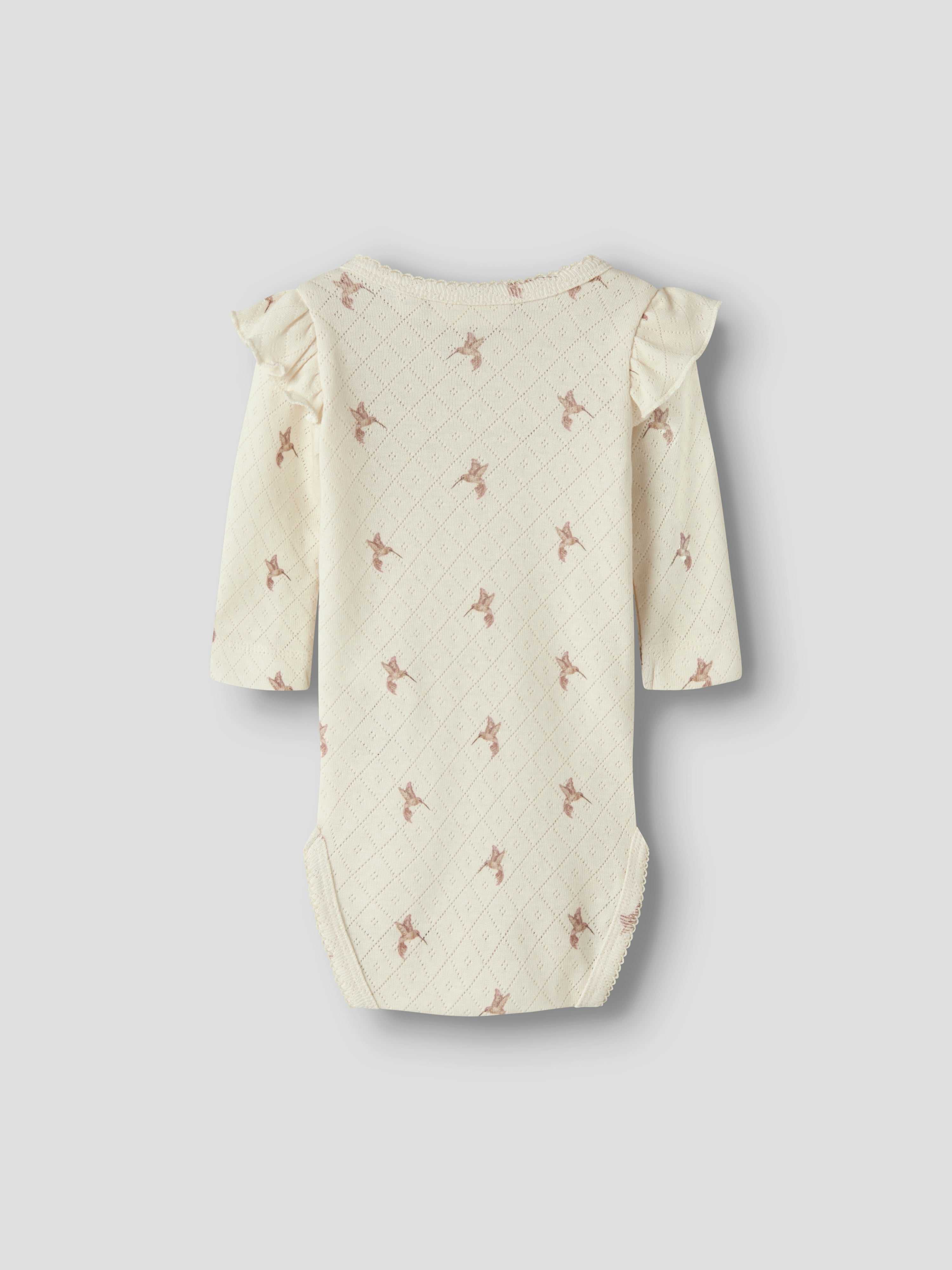 Lil Atelier Rachello - Tyl LS Slim Body - Turtledove / Bird