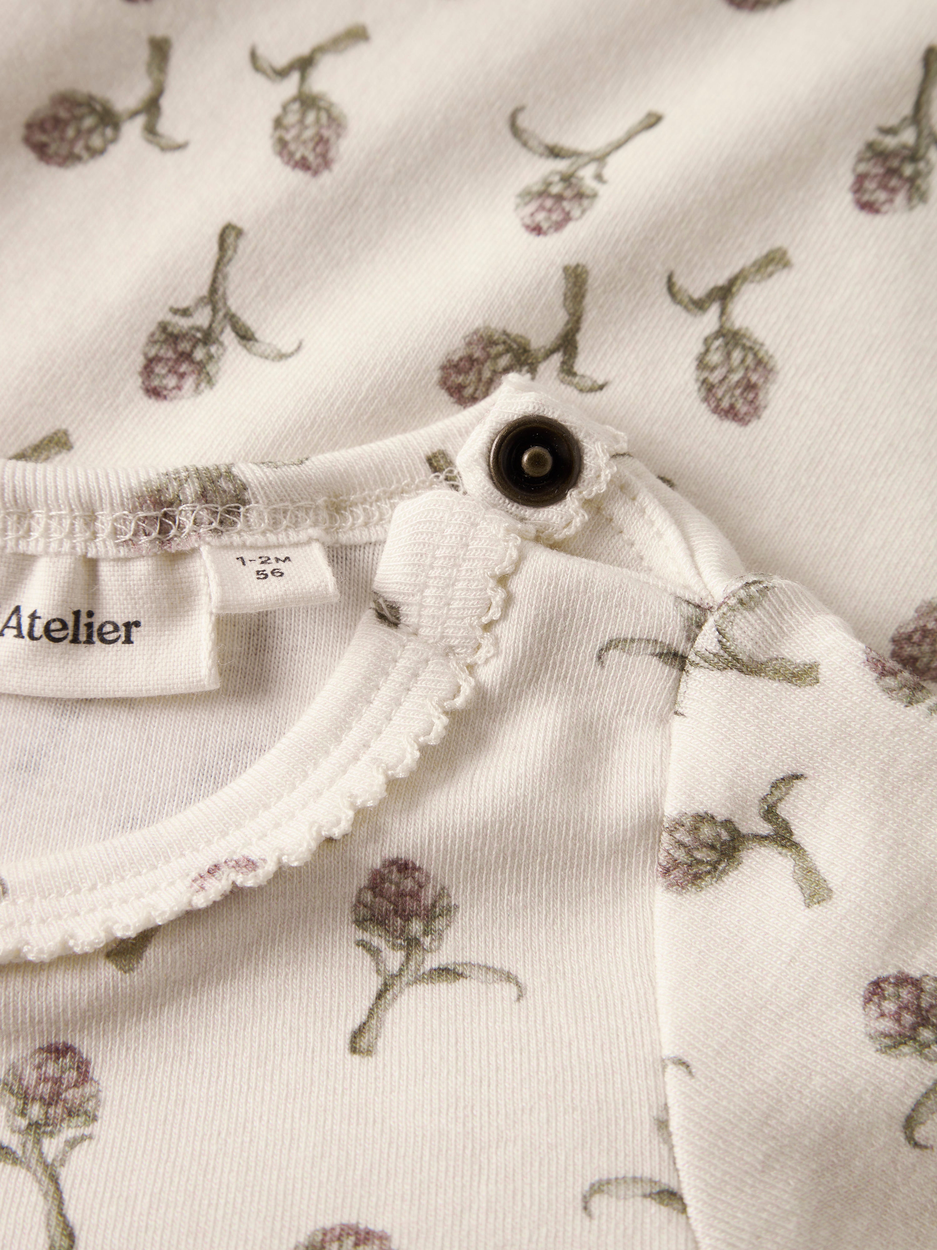 Lil Atelier Gayo - Sig LS Slim Body - Turtledove / Artichoke