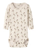 Lil Atelier Gayo - Sig LS Slim Body - Turtledove / Artichoke