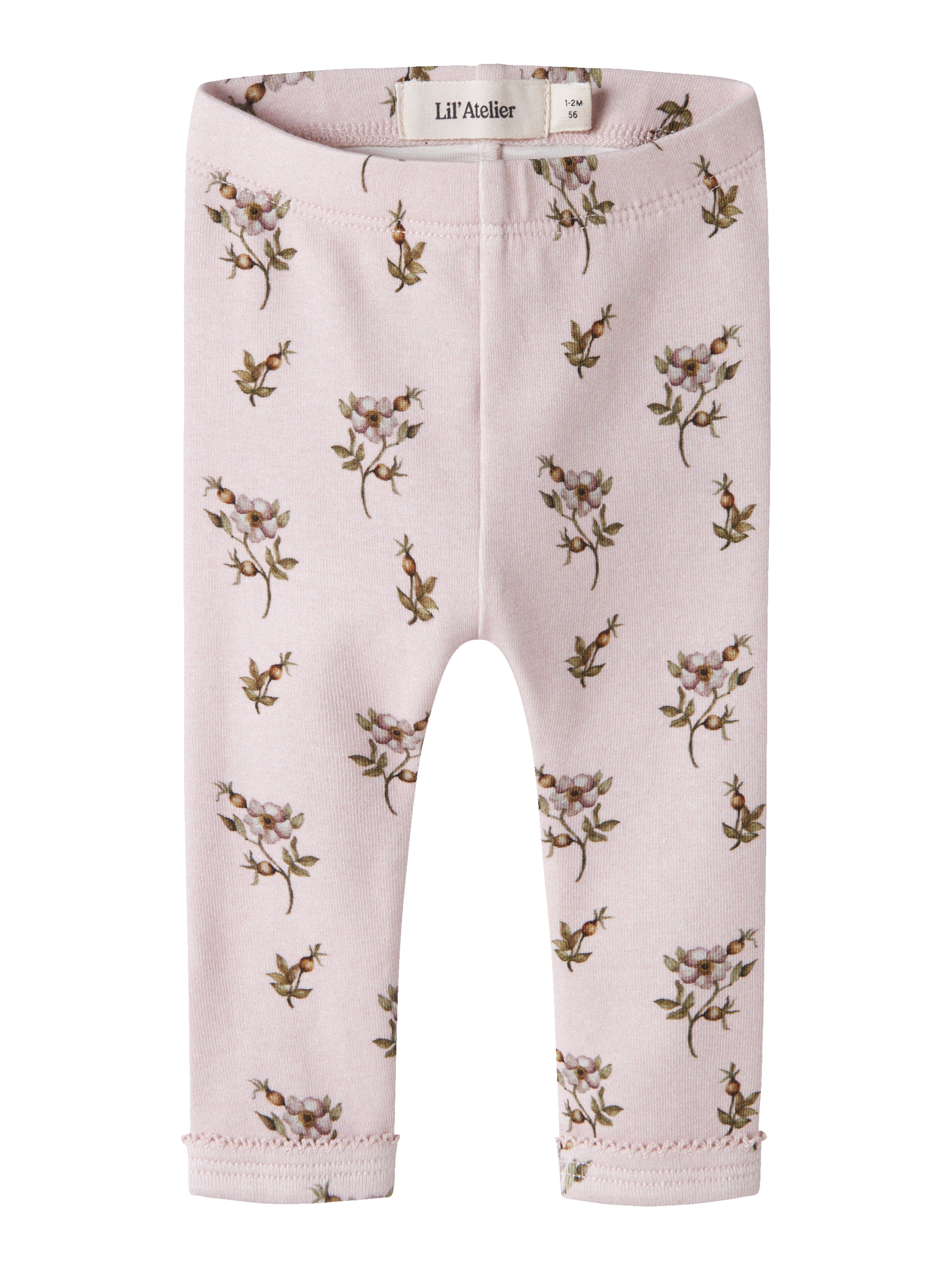 Lil Atelier - Gayo Sin Slim Leggings - Hushed Violet / Apple Rose