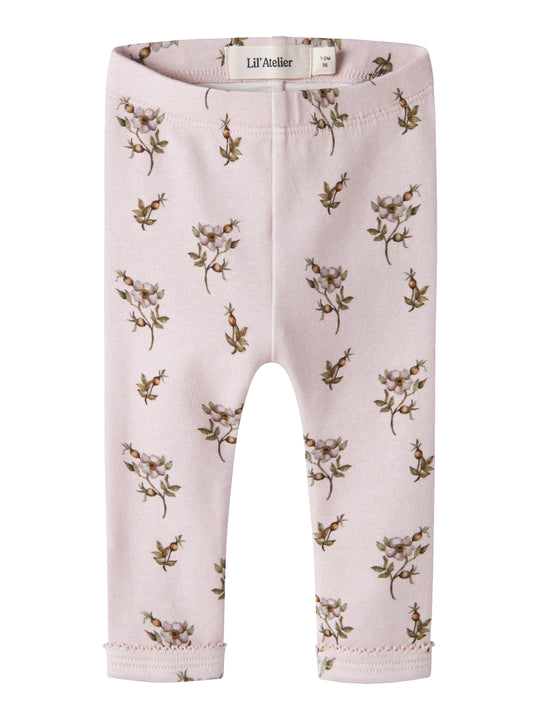 Lil Atelier Gayo - Sin Slim Leggings - Hushed Violet / Apple Rose