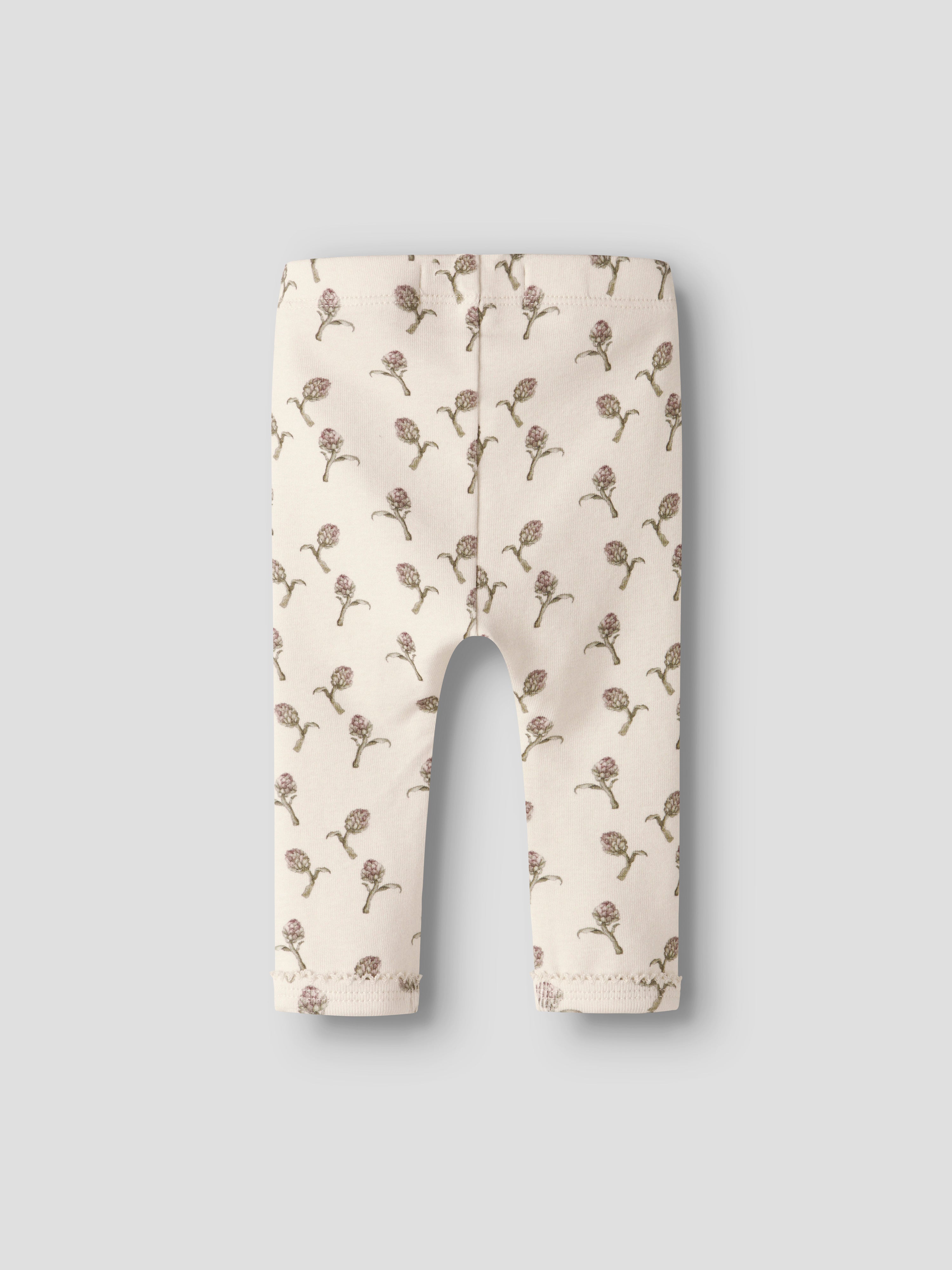 Lil Atelier Gayo - Sin Slim Leggings - Turtledove / Artichoke