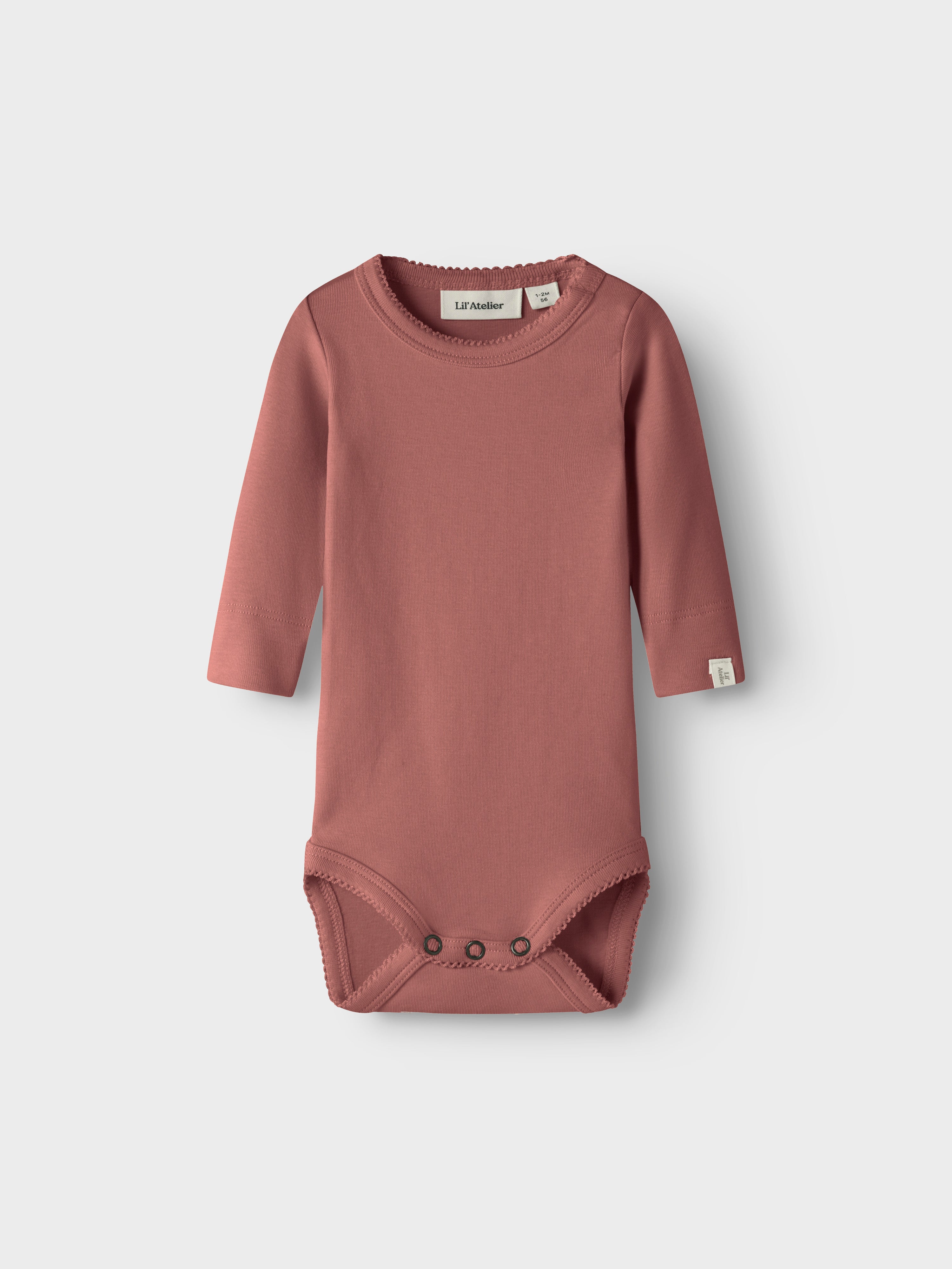 Lil Atelier - Gayo LS Slim Body - Withered Rose