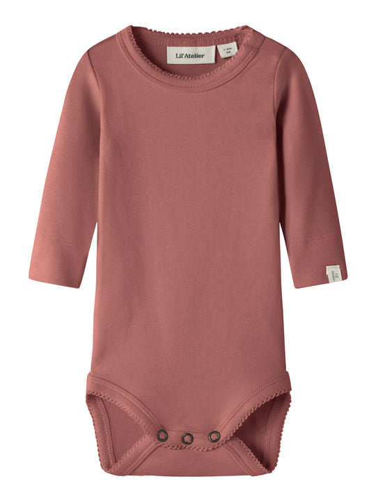 Lil Atelier - Gayo LS Slim Body - Withered Rose