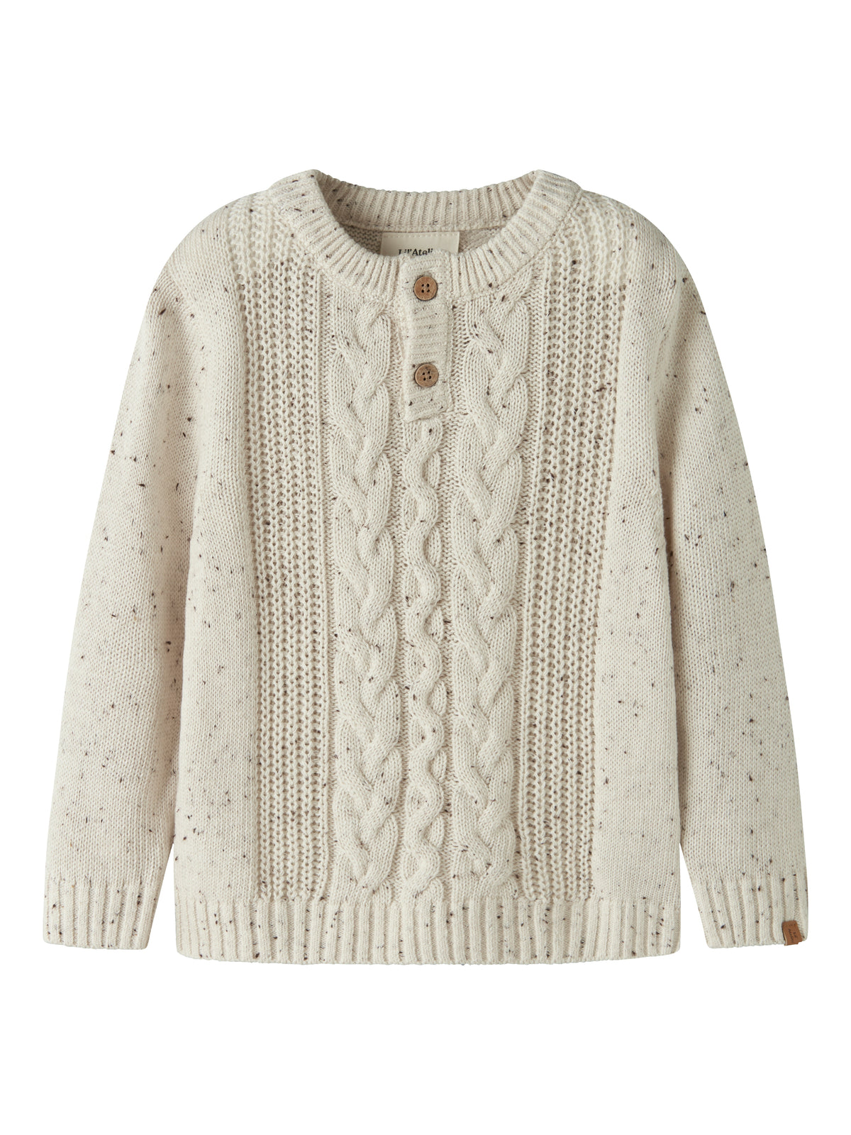 Lil Atelier Galto - Kai LS Knit - Turtledove