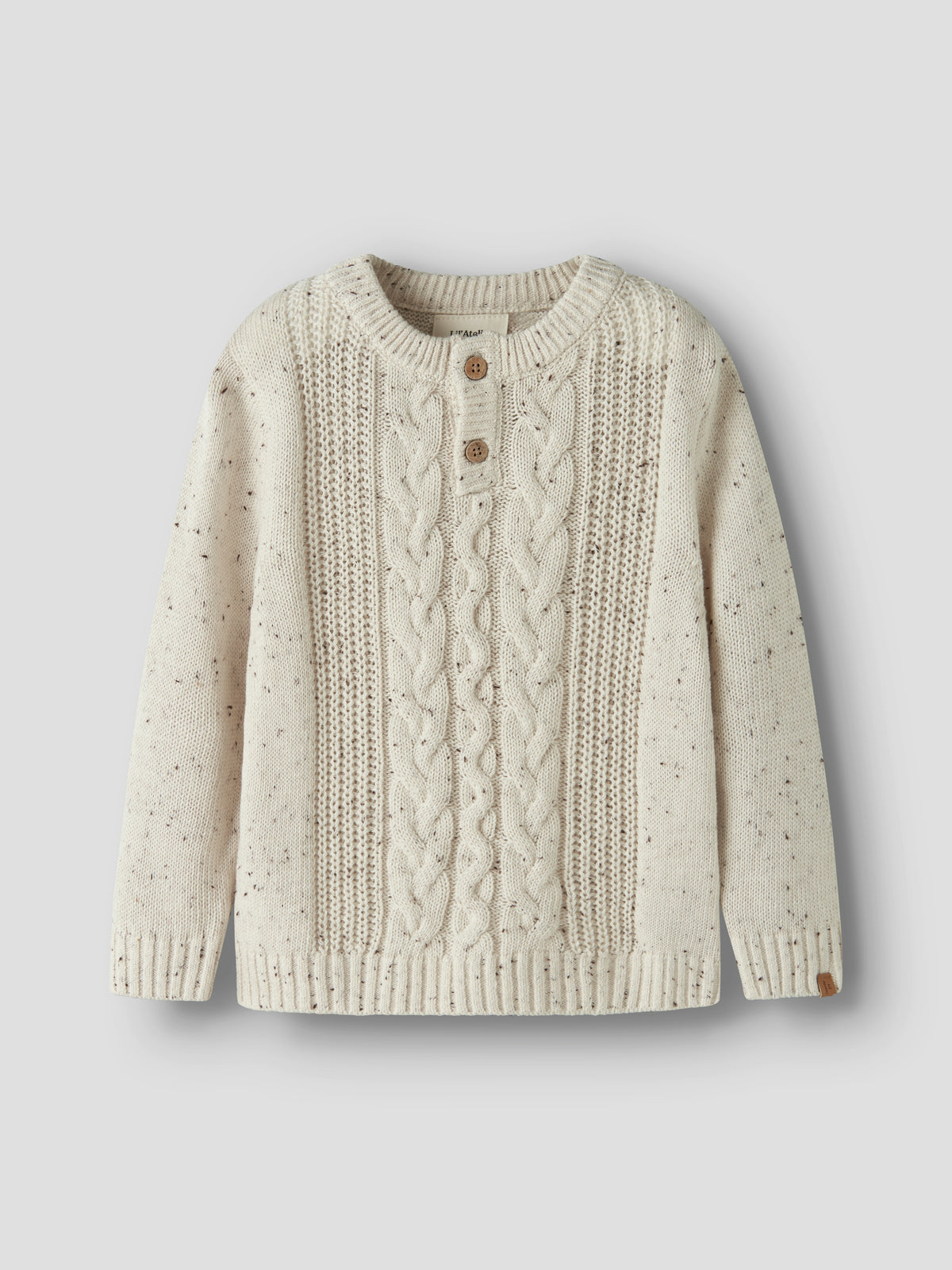Lil Atelier Galto - Kai LS Knit - Turtledove