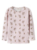 Lil Atelier Gayo - Sig LS Slim Top - Hushed Violet / Apple Rose
