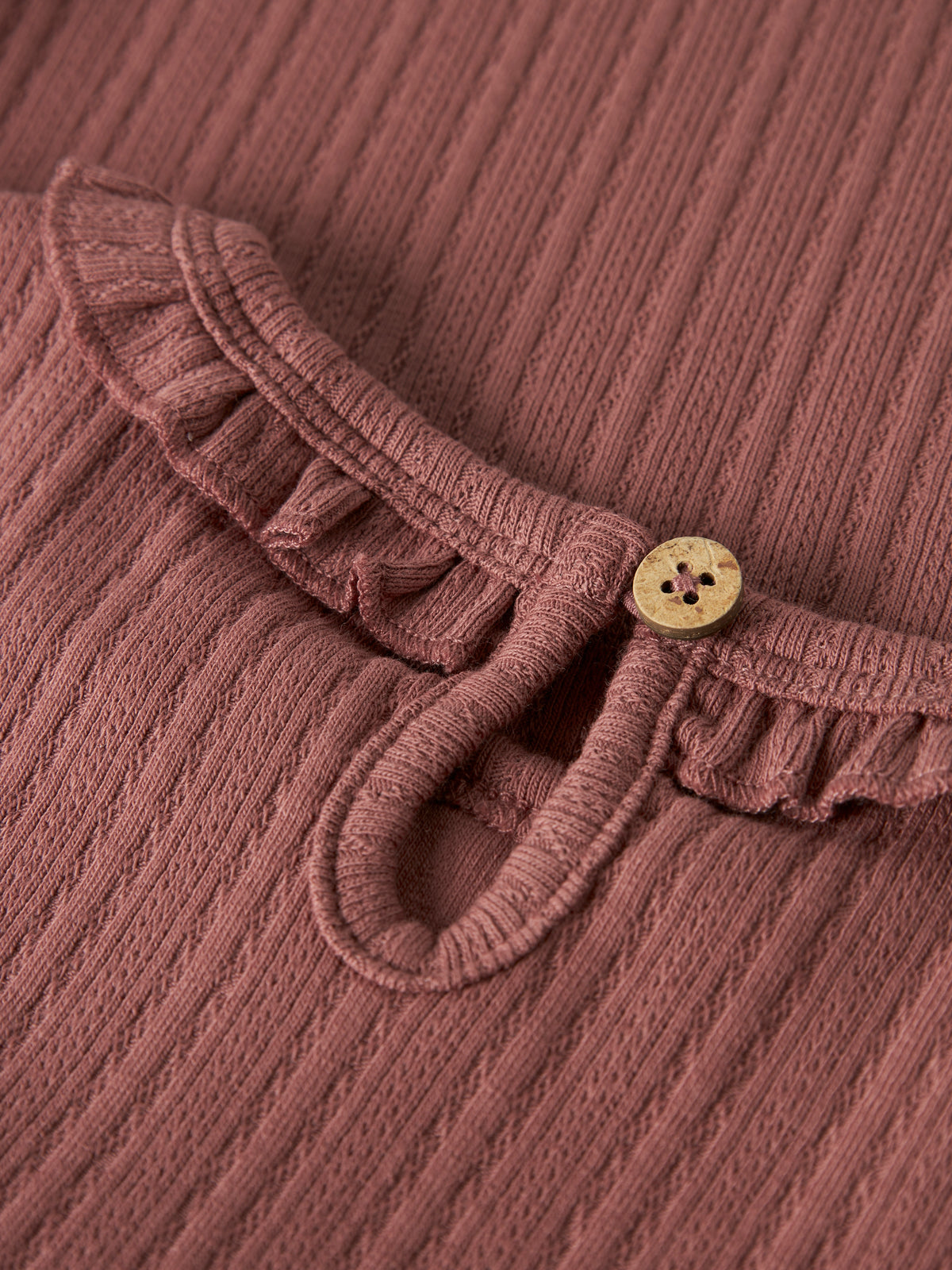 Lil Atelier Onela - LS Slim Top - Withered Rose