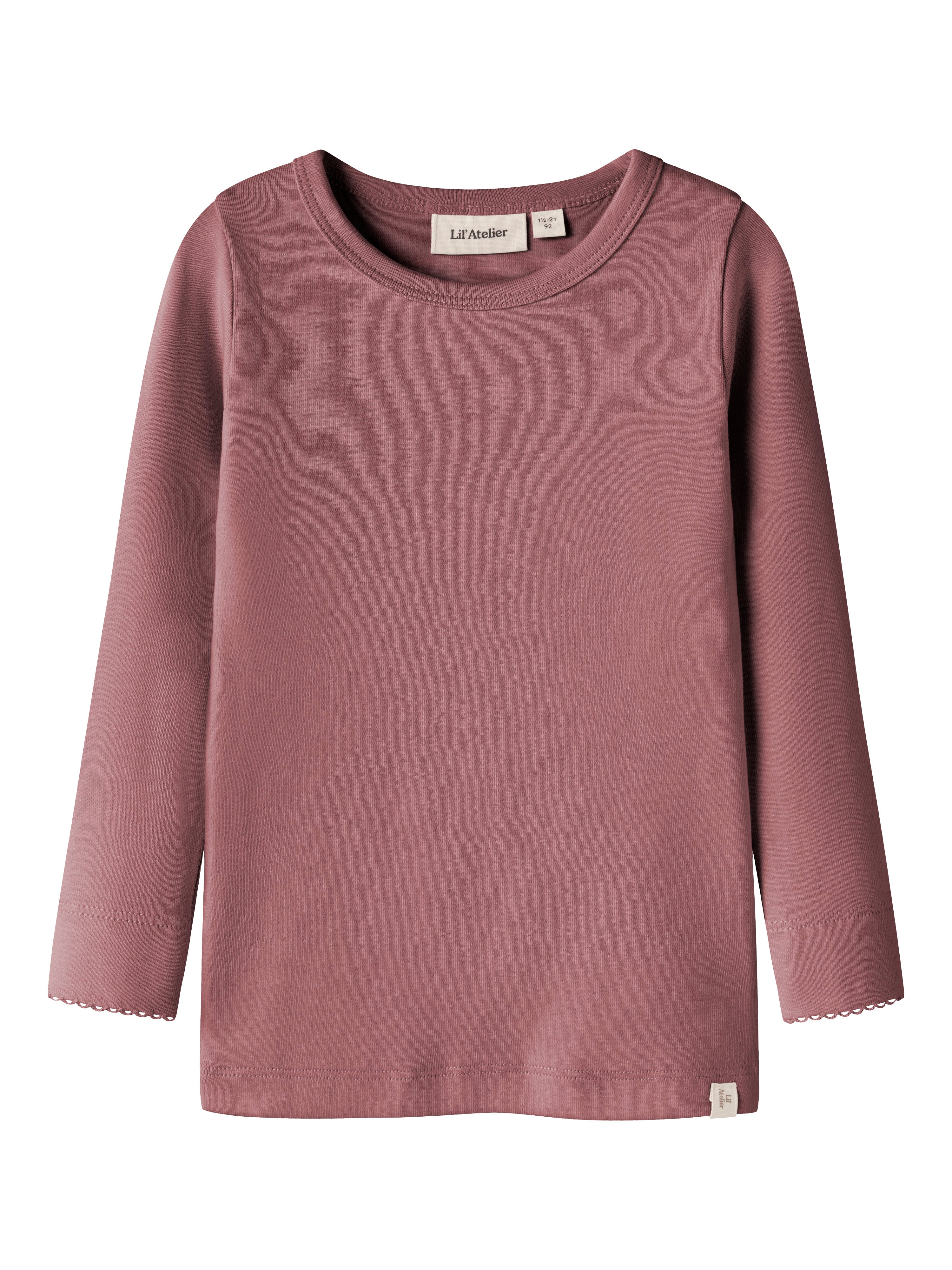 Lil Atelier - Gayo Sia LS Slim Top - Withered Rose