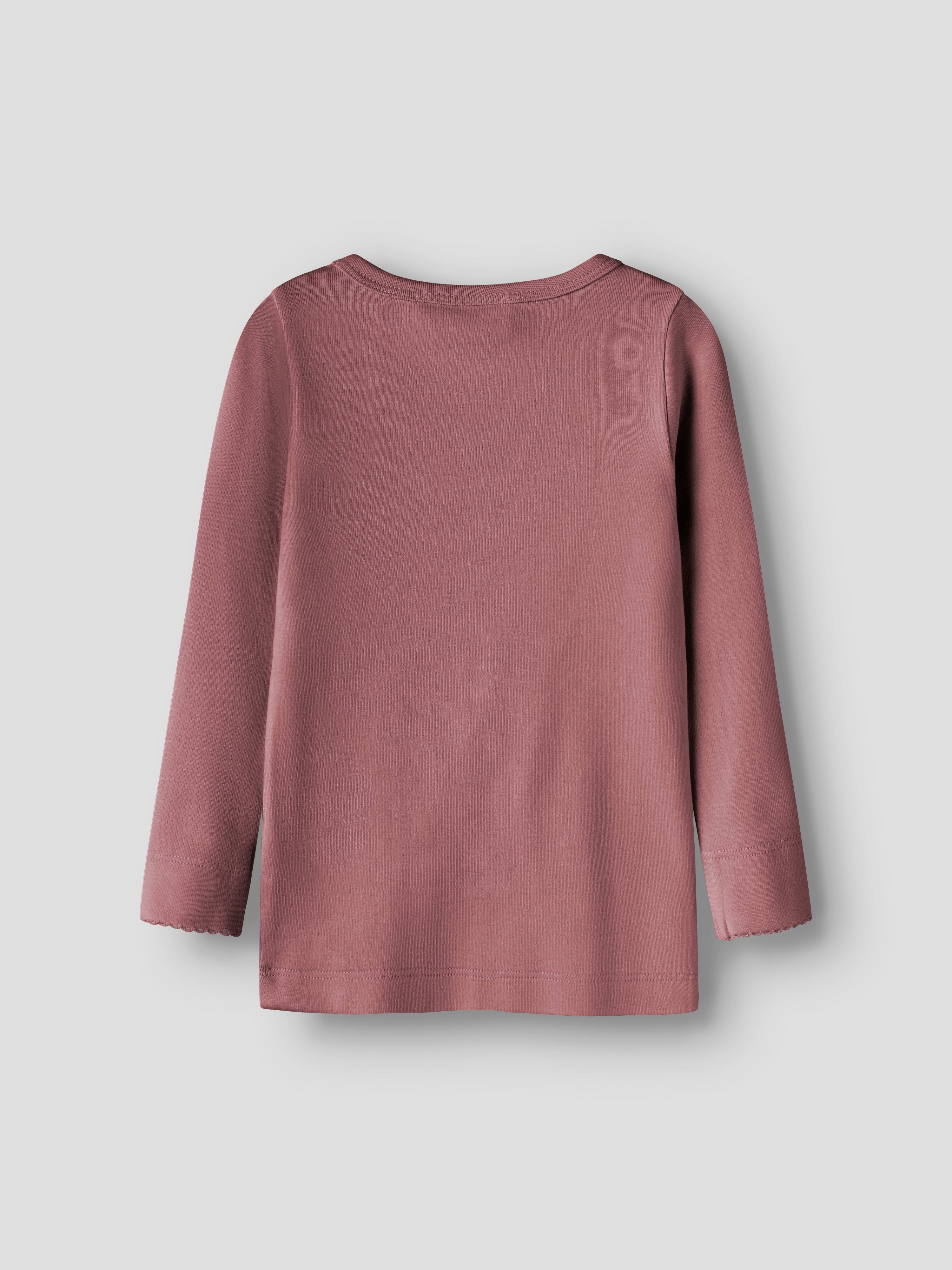 Lil Atelier - Gayo Sia LS Slim Top - Withered Rose