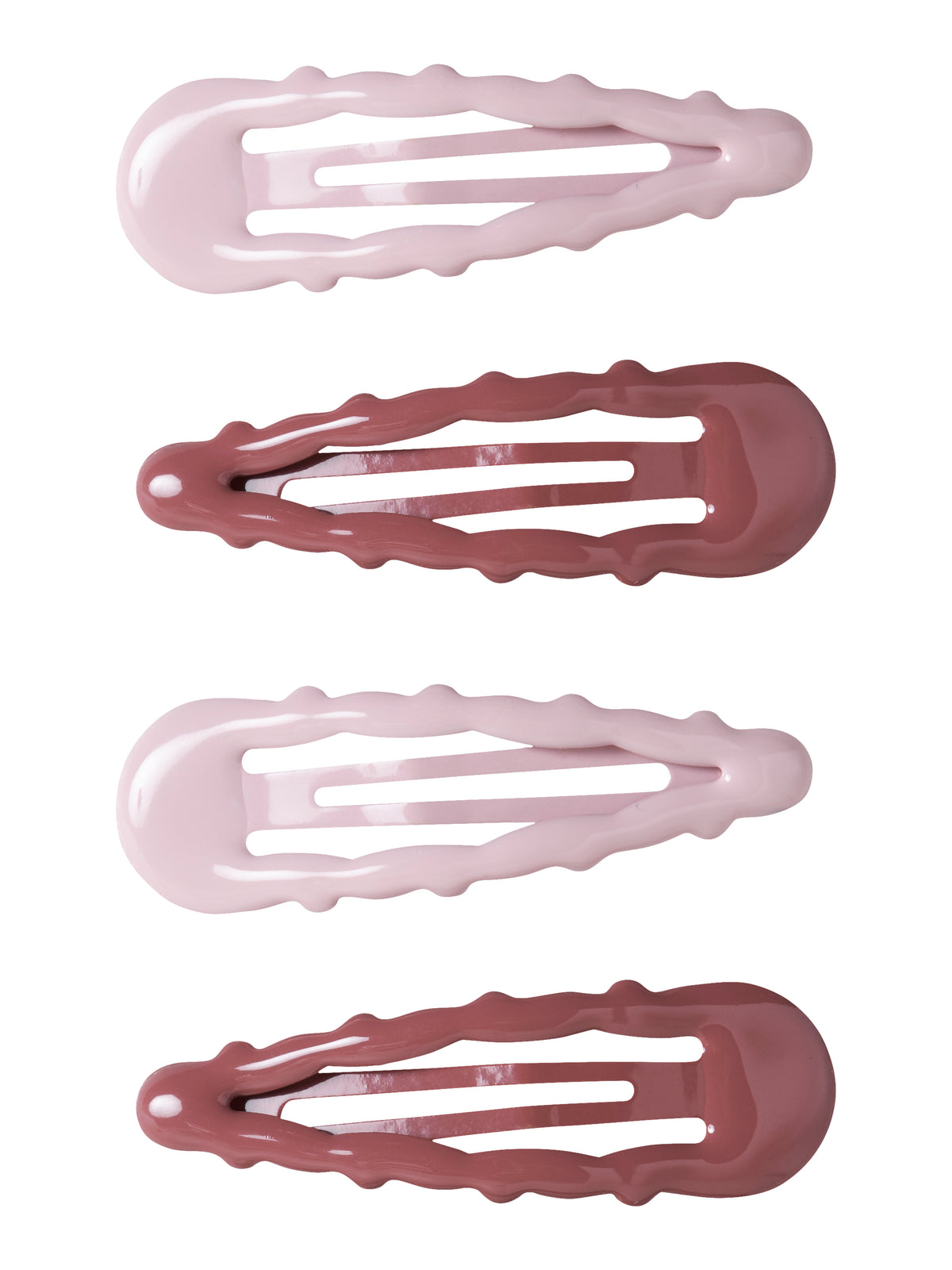 Lil Atelier Acc - Hanne 4P Hair Clips - Hushed Violet