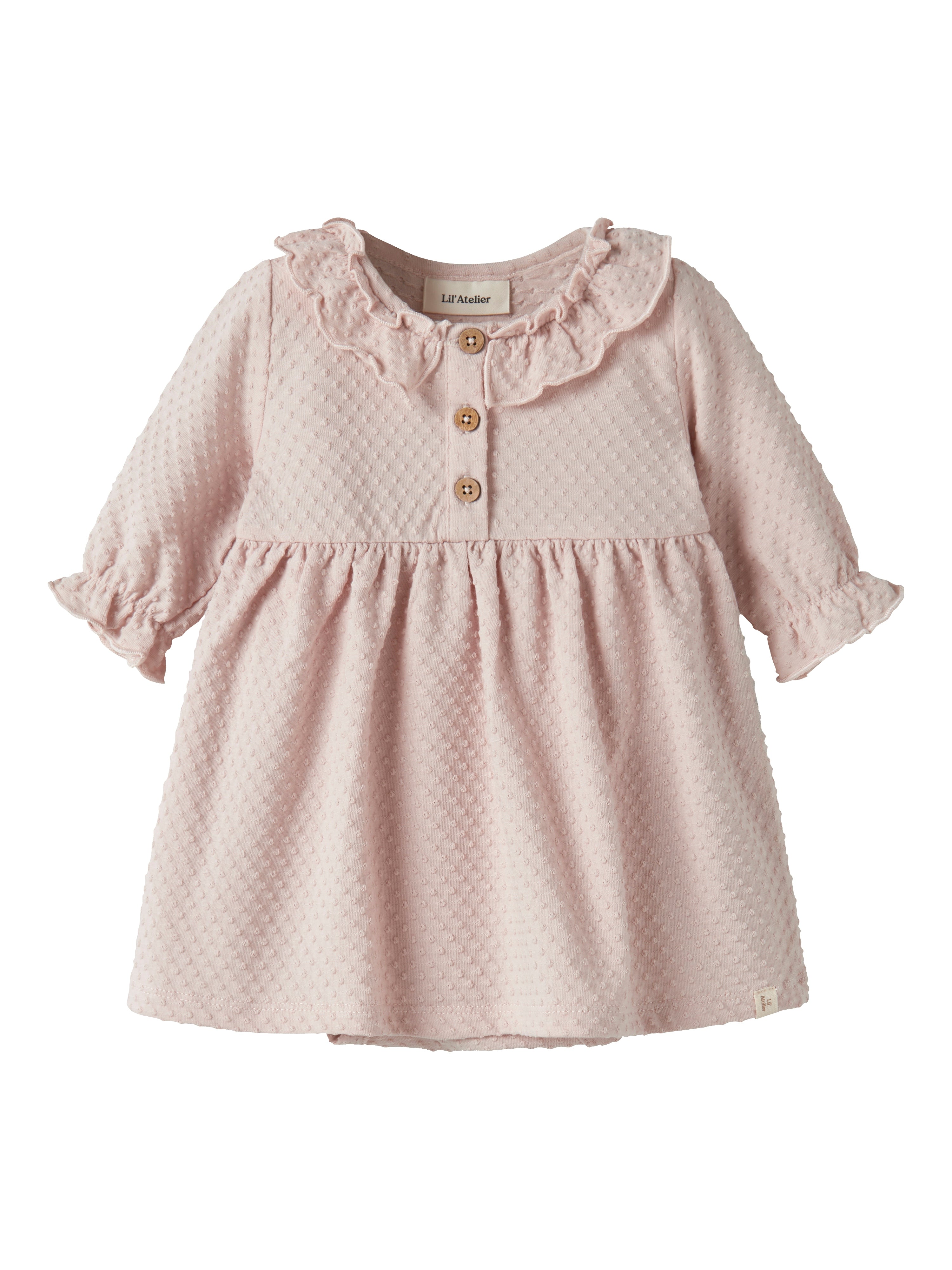 Lil Atelier - Noel LS Body Dress - Hushed Violet