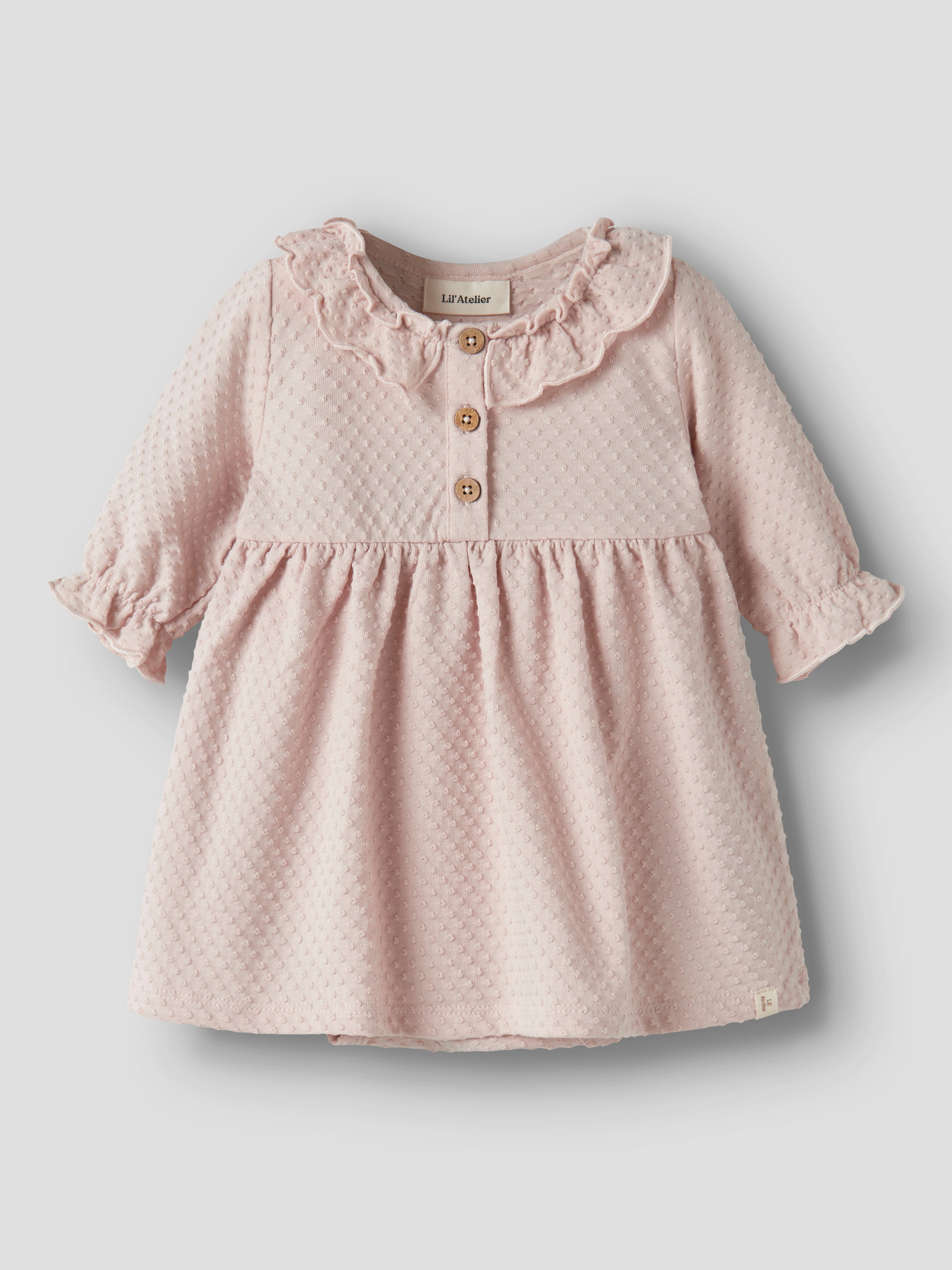 Lil Atelier - Noel LS Body Dress - Hushed Violet