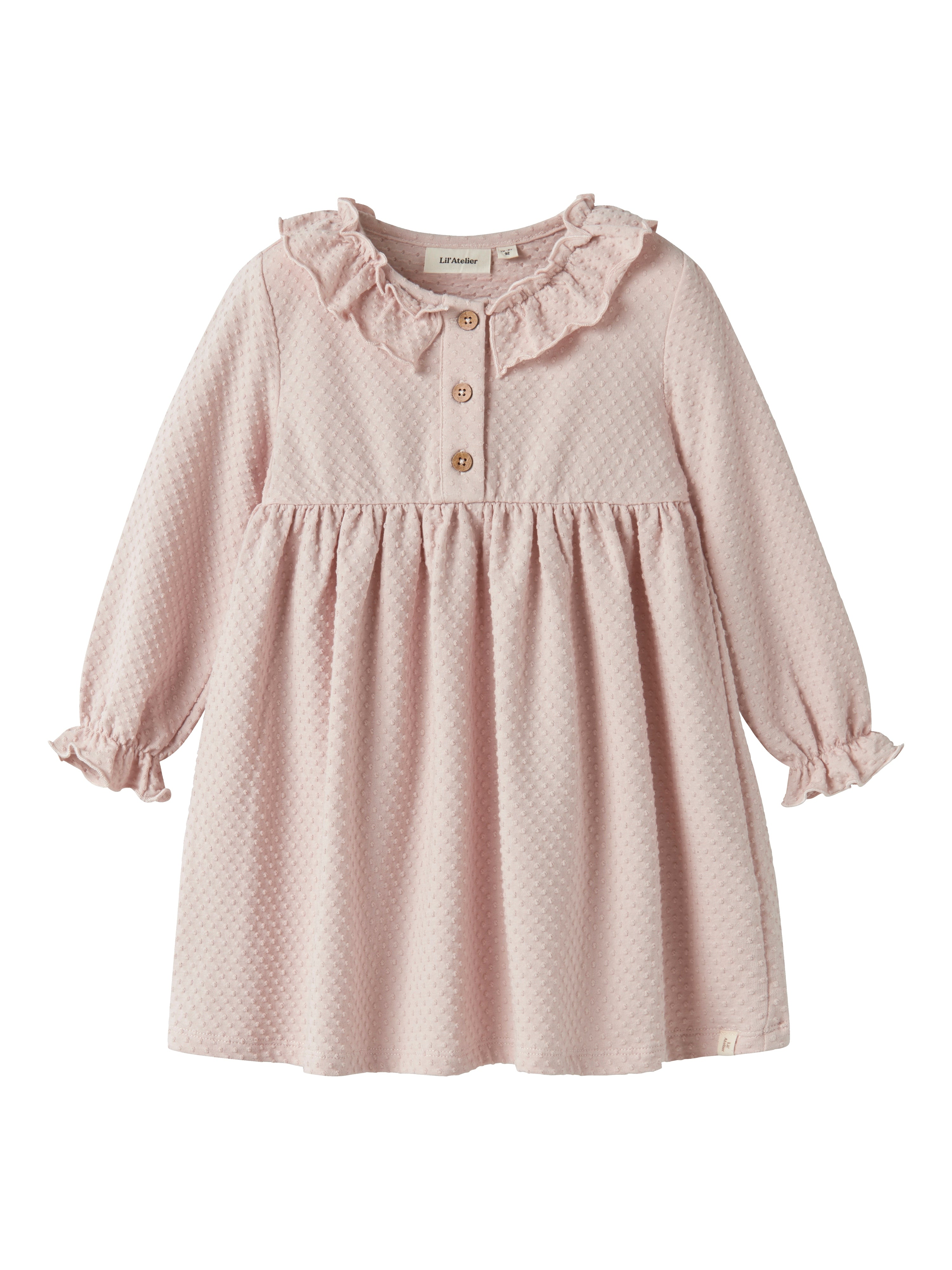 Lil Atelier Noel - LS Dress - Hushed Violet