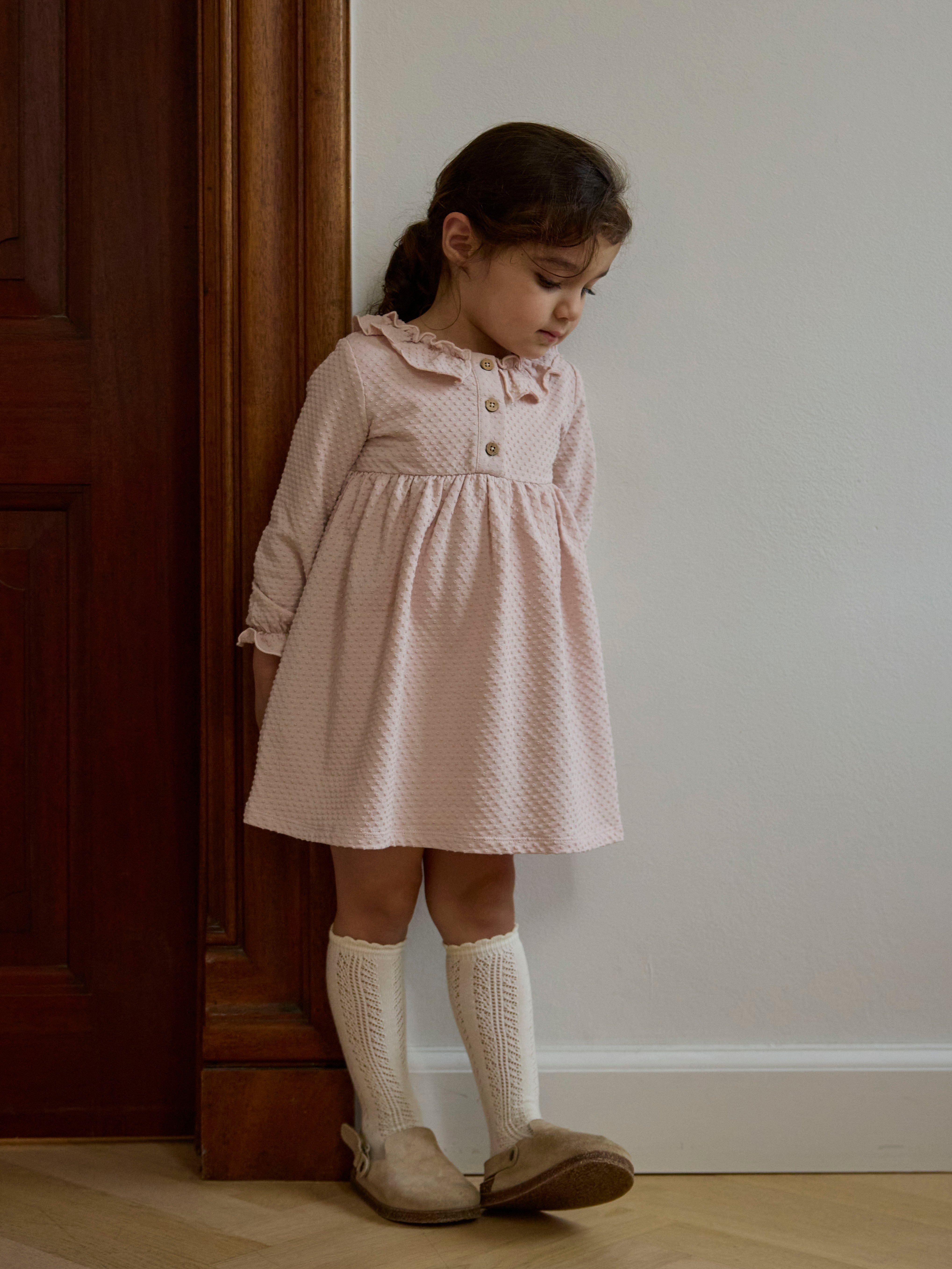 Lil Atelier Noel - LS Dress - Hushed Violet