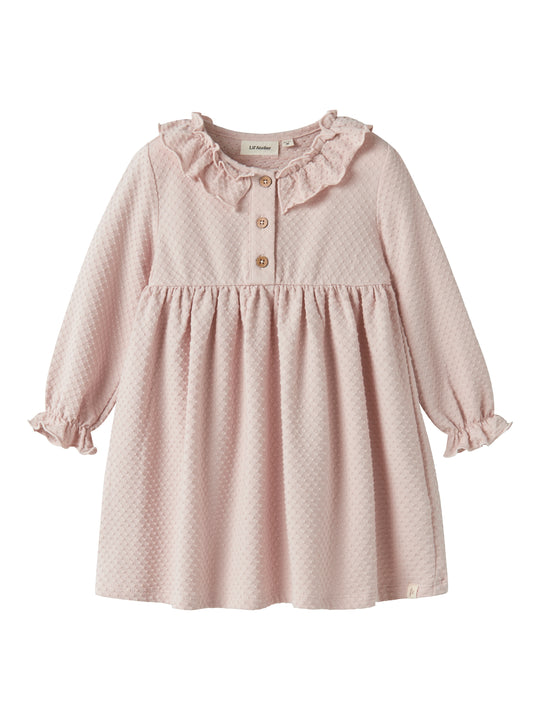 Lil Atelier Noel - LS Dress - Hushed Violet