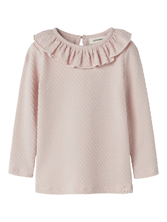 Lil Atelier - Noel LS Slim Top - Hushed Violet