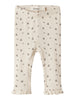 Lil Atelier Lago - Mer Slim Leggings - Turtledove/Blue Flower