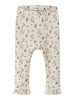 Lil Atelier Lago - Mer Slim Leggings - Turtledove/Rose Flower