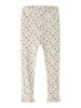 Lil Atelier Lago - Mer Slim Leggings - Turtledove/Rose Flower