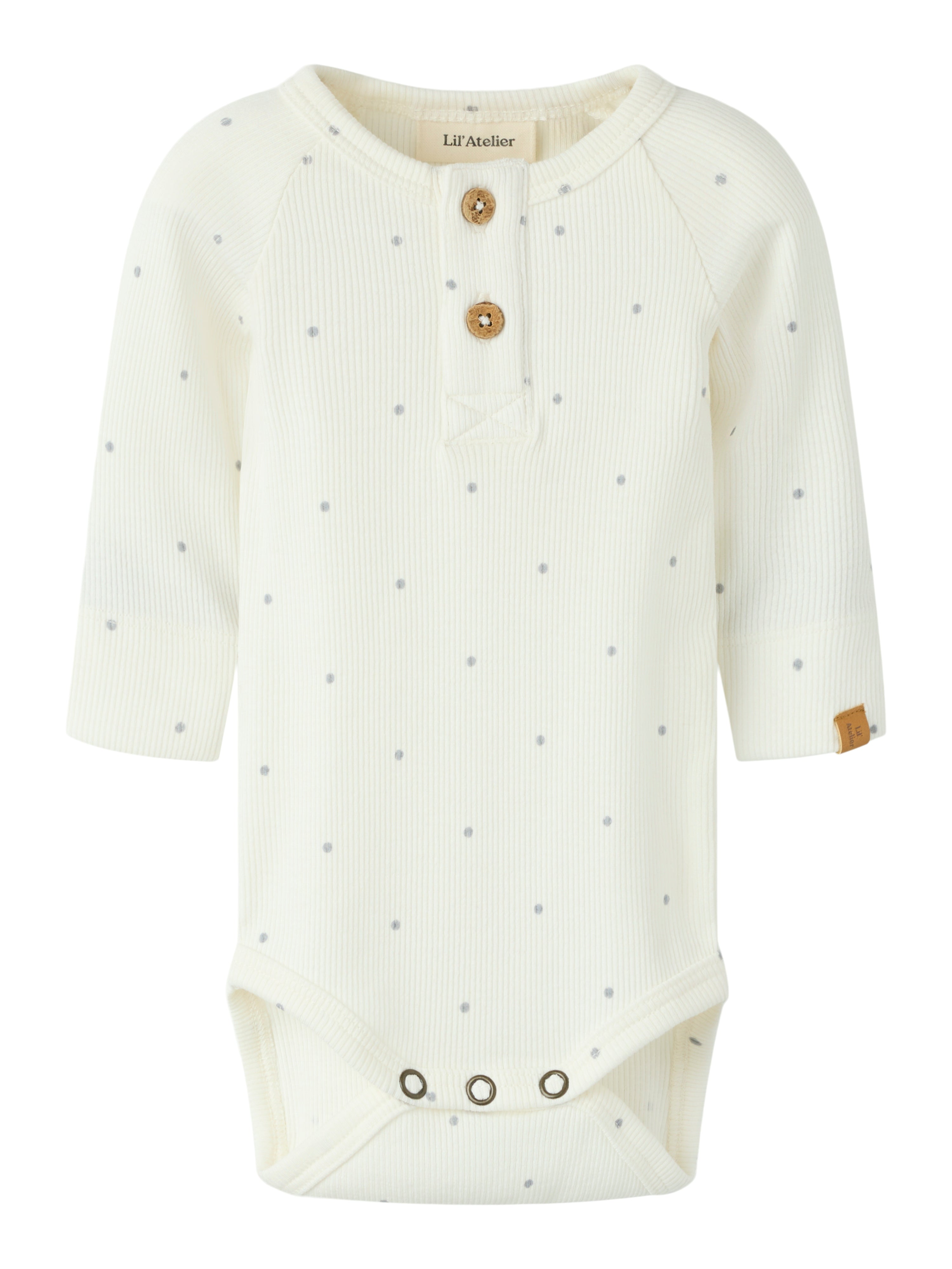 Lil Atelier Gago - Kip Slim body - Coconut Milk/Dot