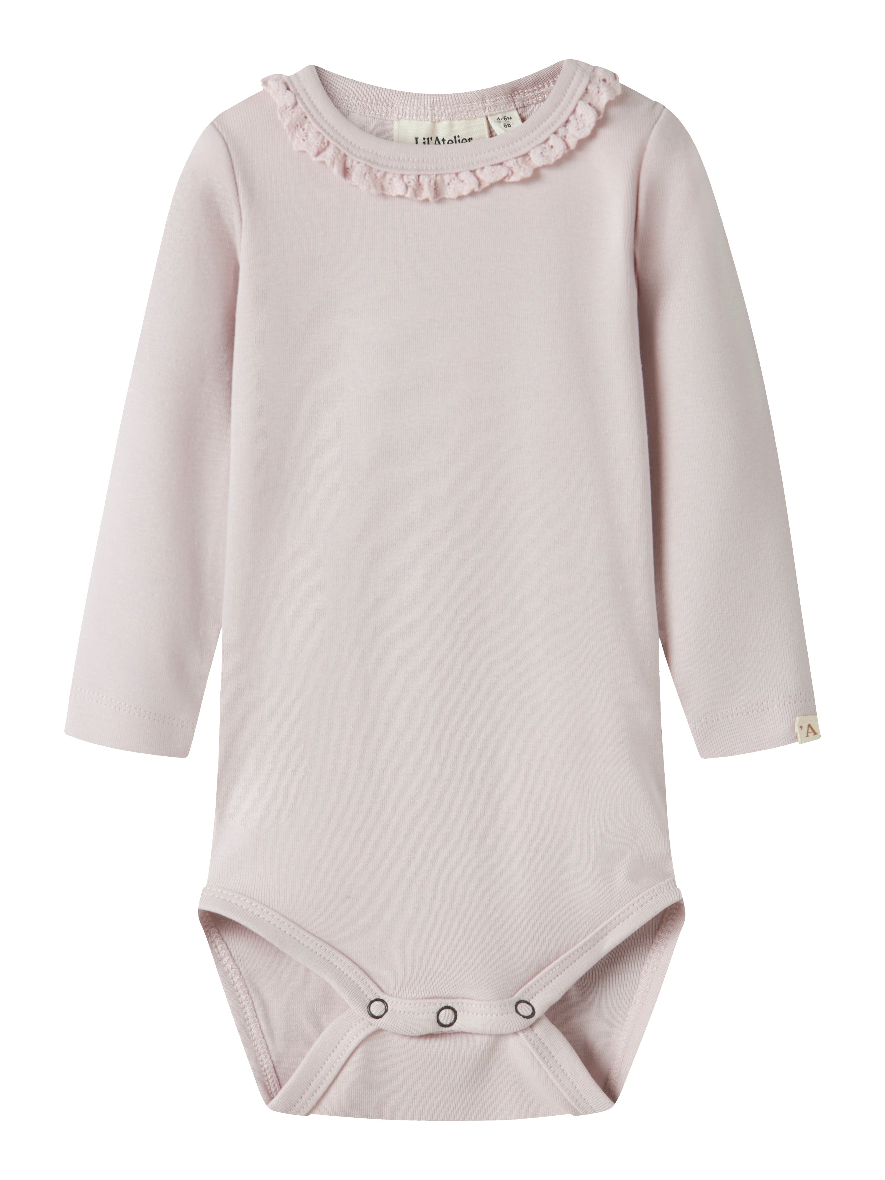 Lil Atelier Layo - Sup LS Slim Body - Hushed Violet