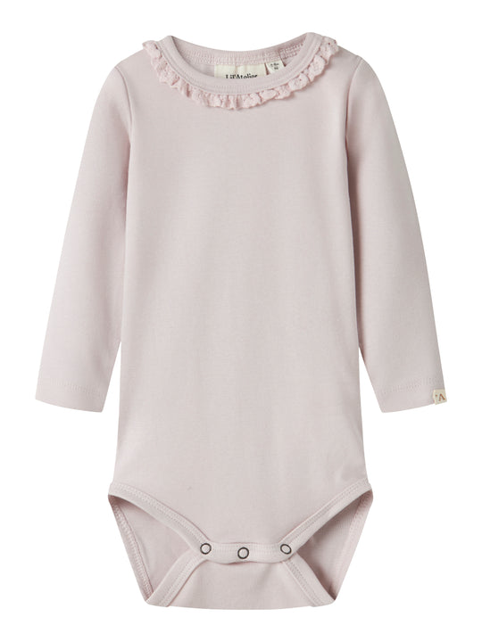 Lil Atelier Layo - Sup LS Slim Body - Hushed Violet
