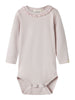 Lil Atelier Layo - Sup LS Slim Body - Hushed Violet