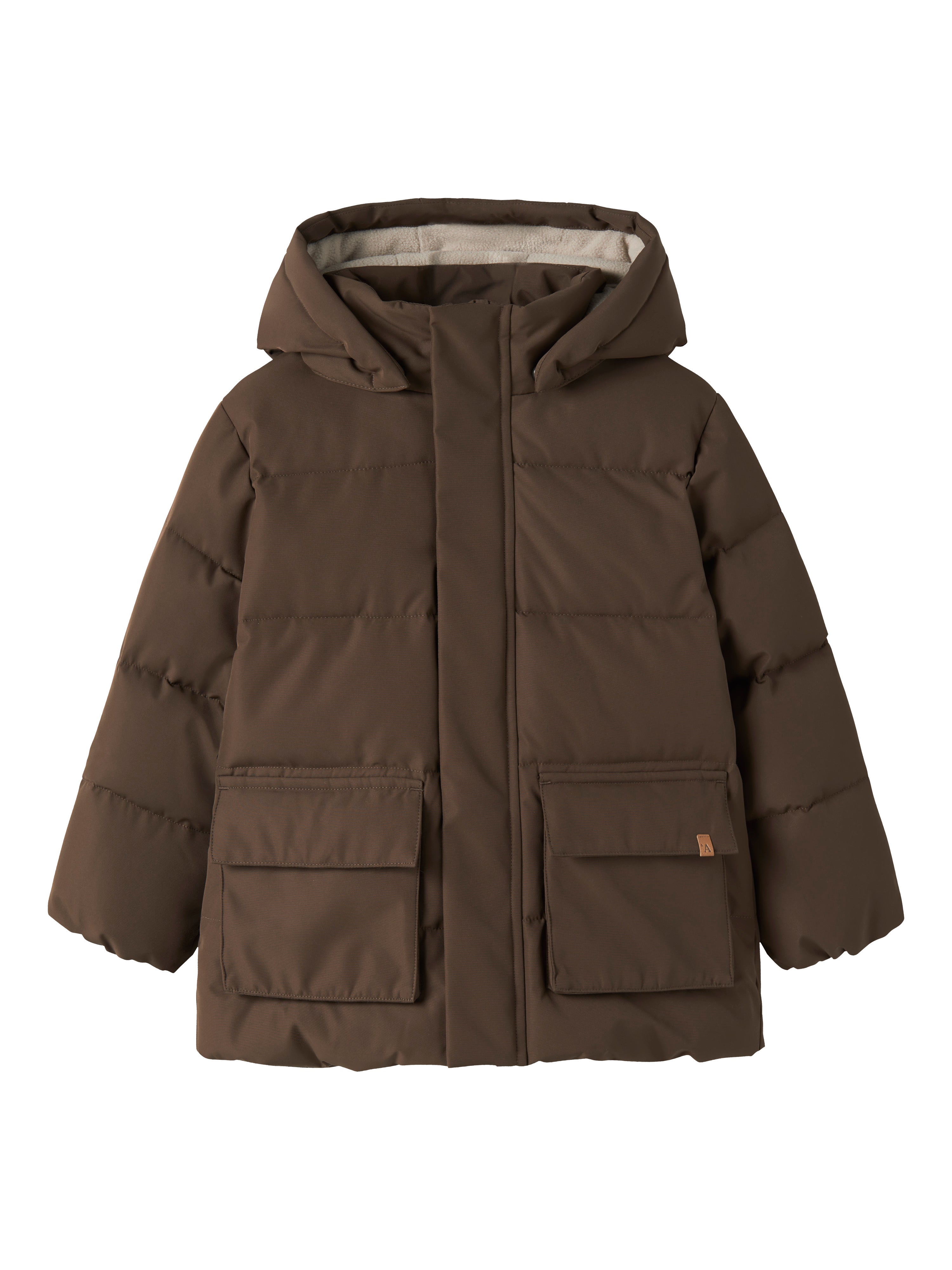 Lil Atelier - Lamedow03 Puffer Jakke - Dark Earth