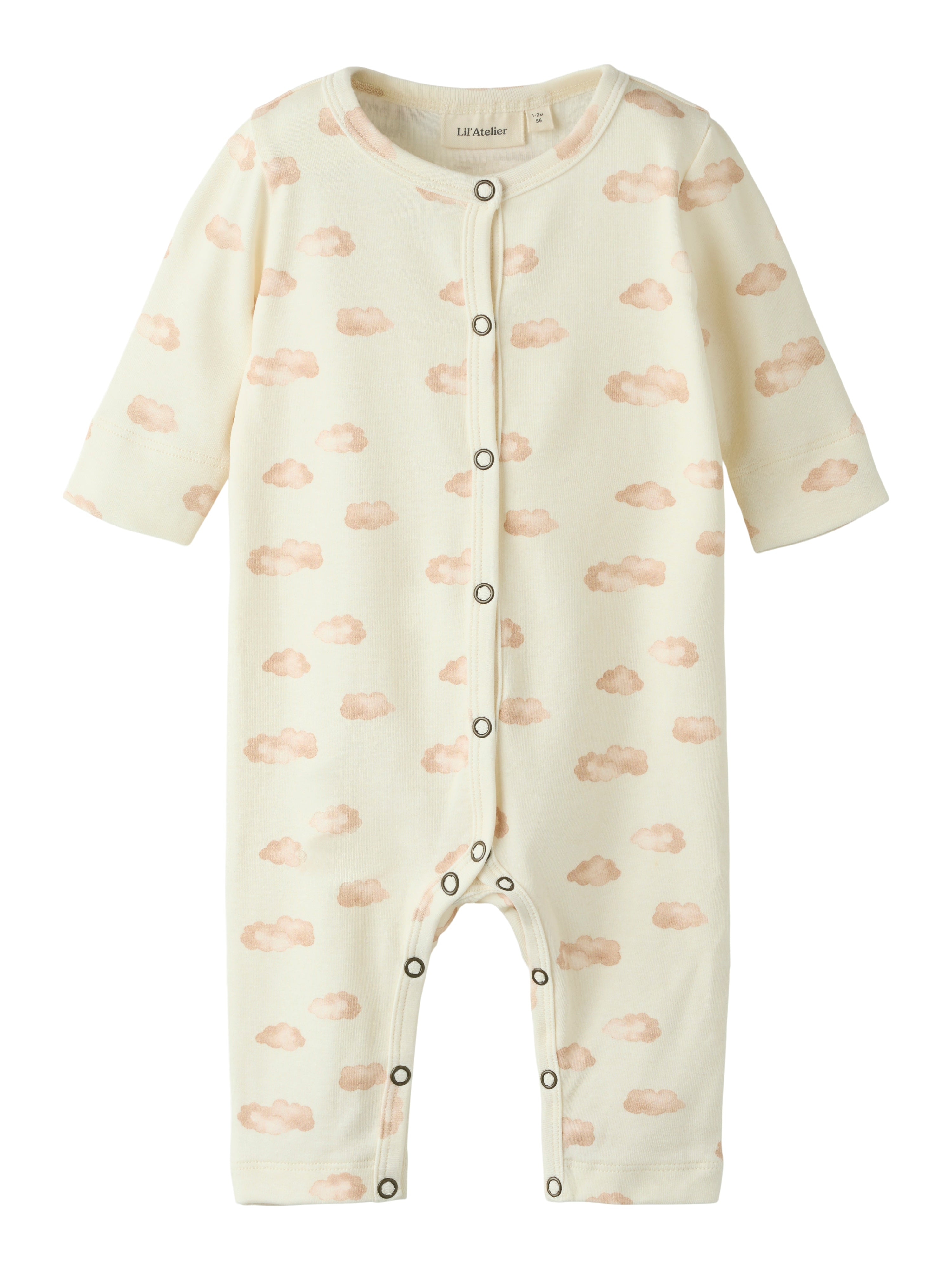 Lil Atelier Gio - LS Nightuit - Turtledove/Cloud