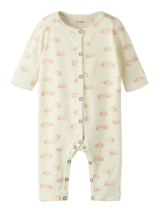 Lil Atelier Gio - LS Nightuit - Turtledove/Cloud