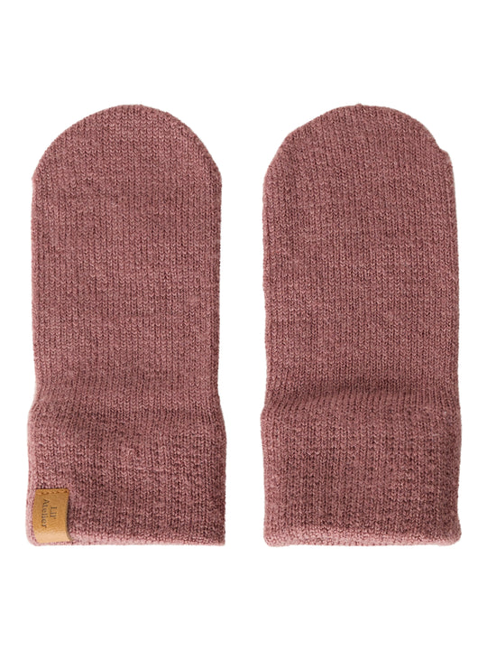 Lil Atelier Nanson - Knit Mittens - Withered Rose