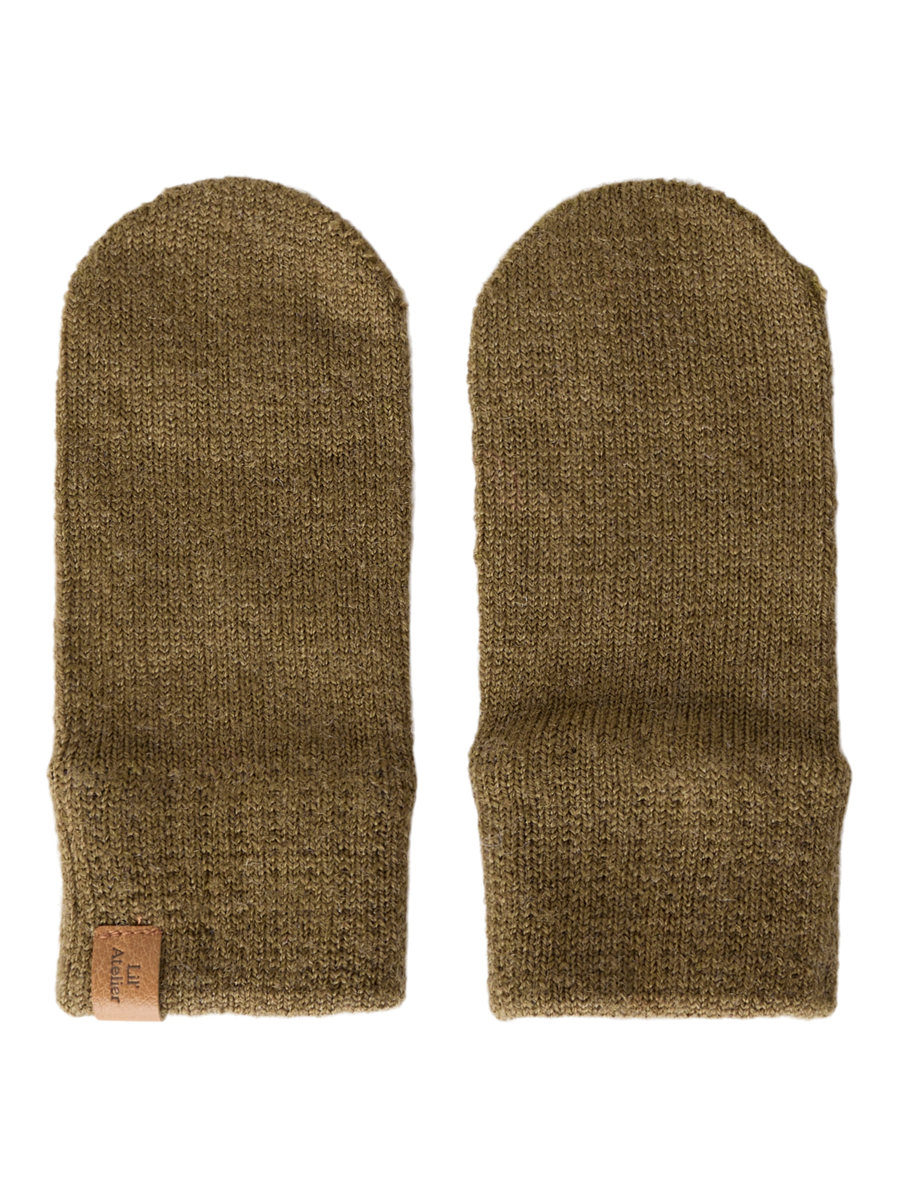 Lil Atelier Nanson - Knit Mittens - Kangaroo