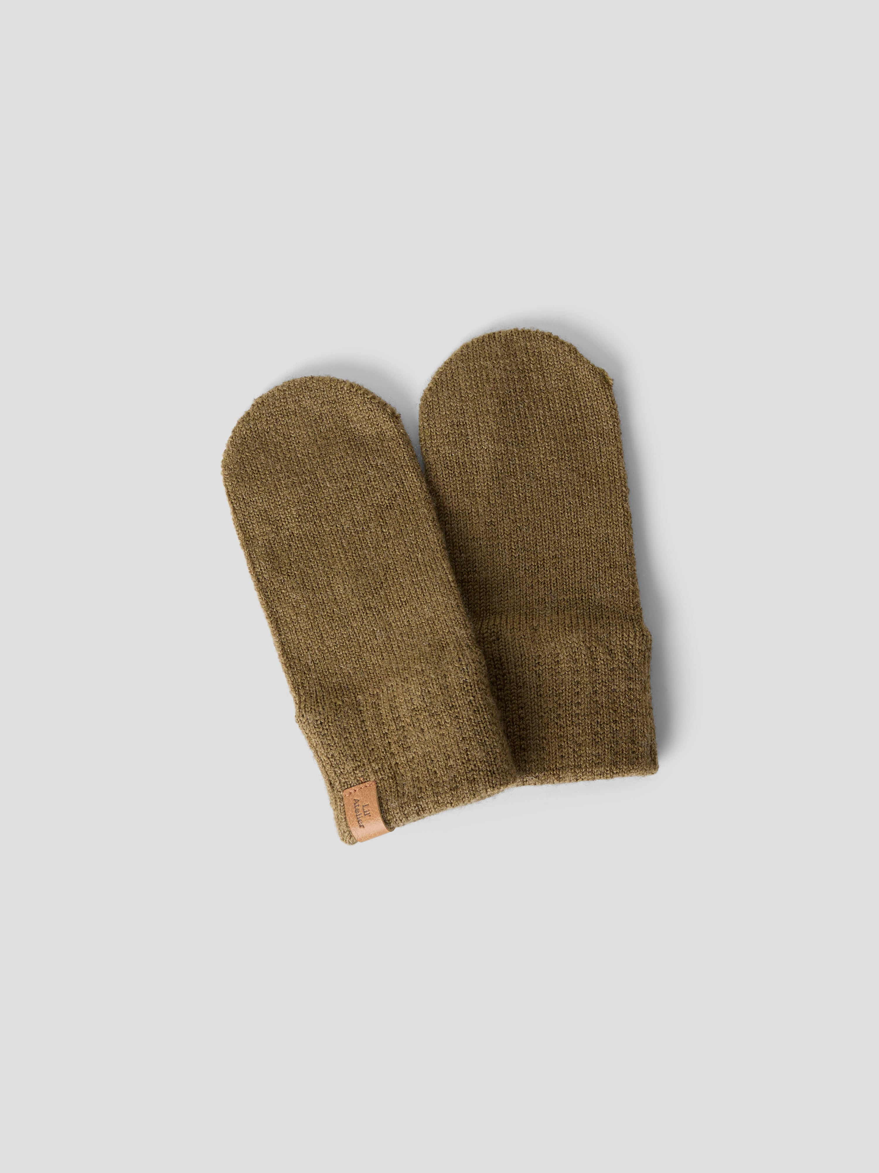 Lil Atelier Nanson - Knit Mittens - Kangaroo