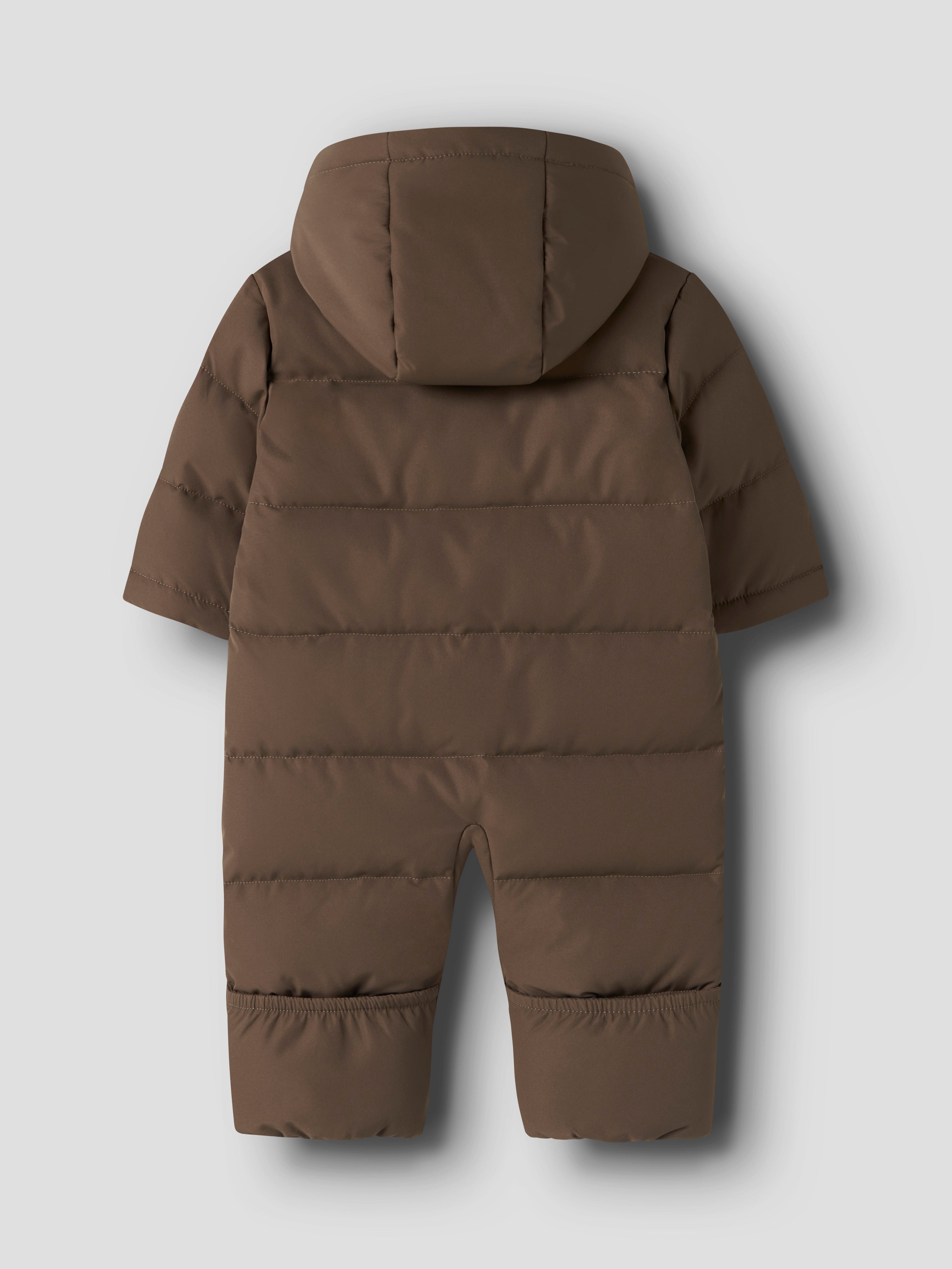 Lil Atelier - Lamedow03 Puffer Snowsuit - Dark Earth