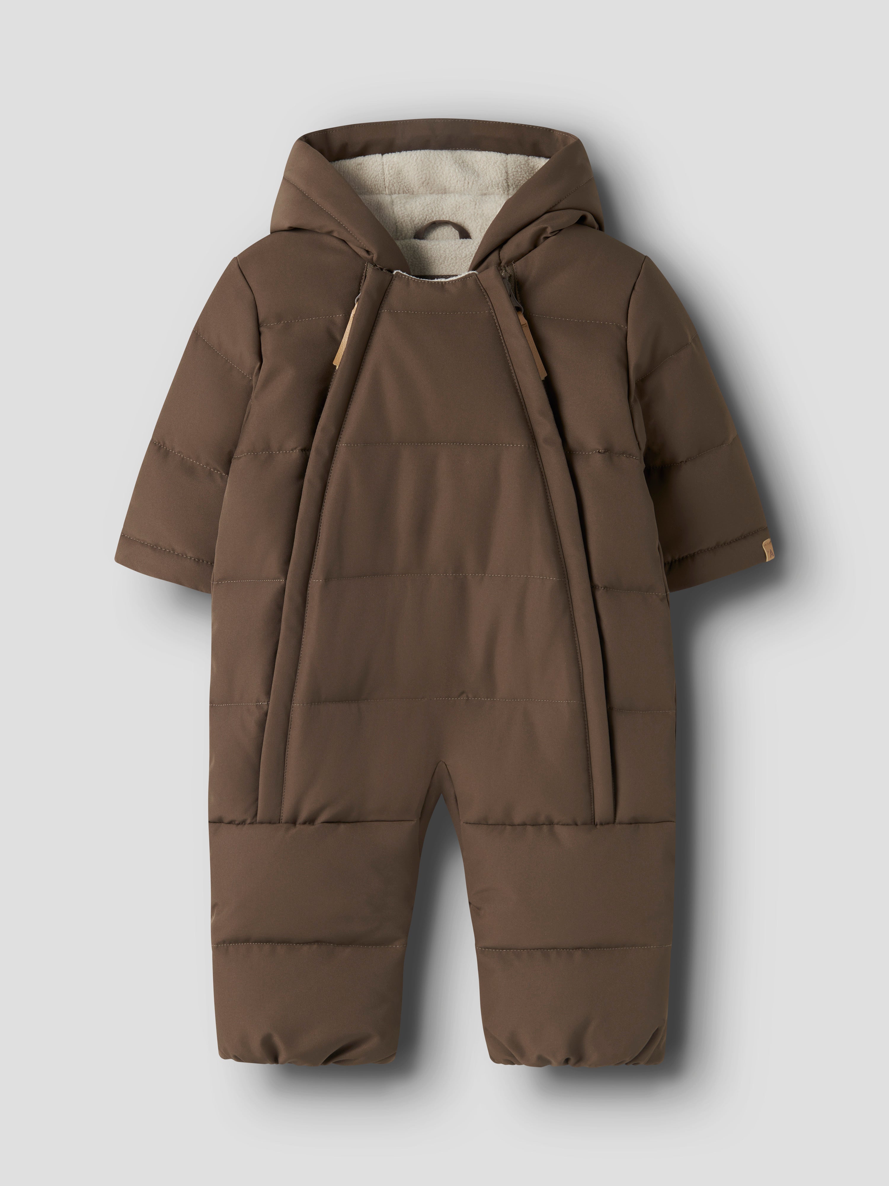 Lil Atelier - Lamedow03 Puffer Snowsuit - Dark Earth