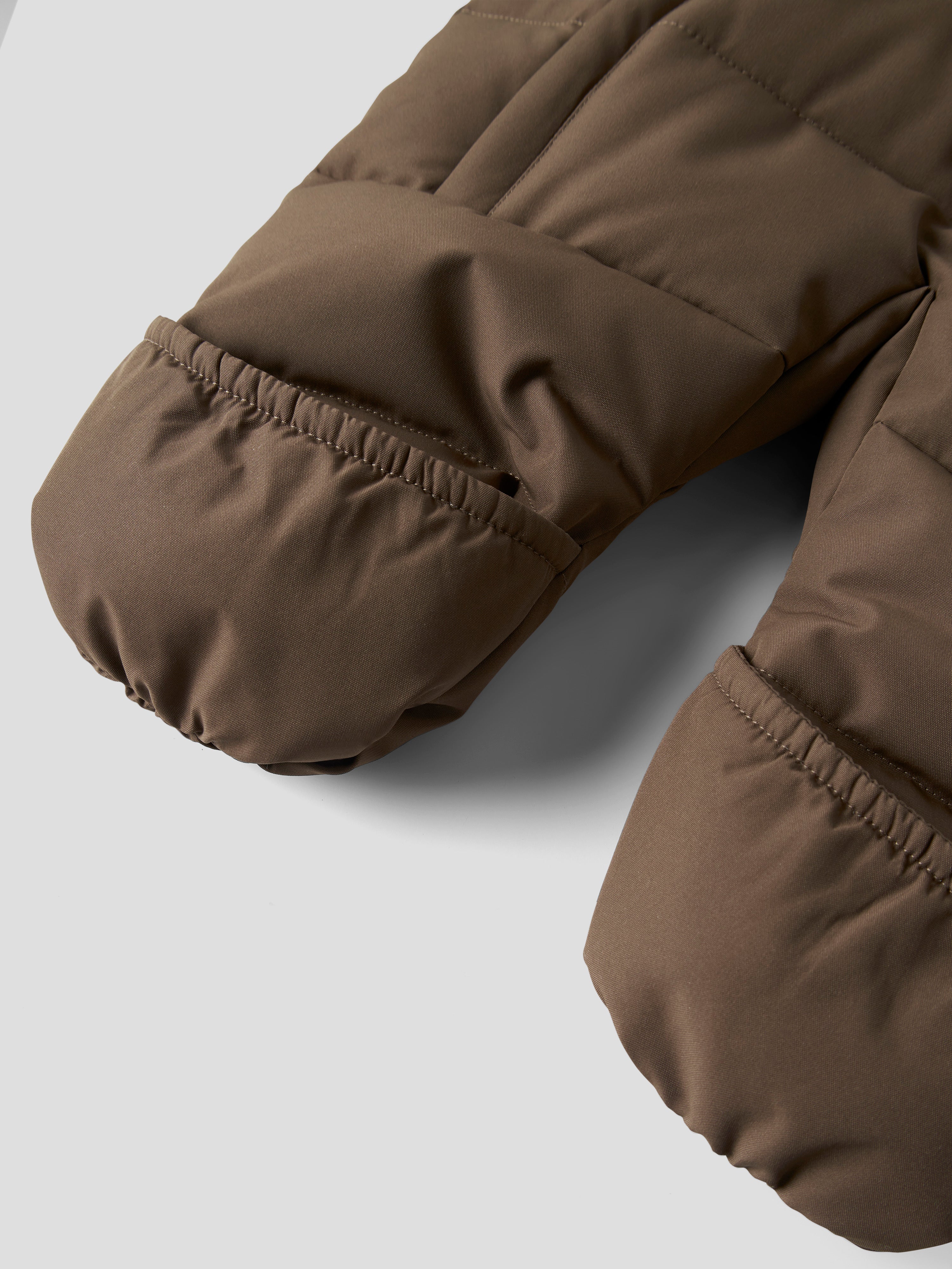 Lil Atelier - Lamedow03 Puffer Snowsuit - Dark Earth