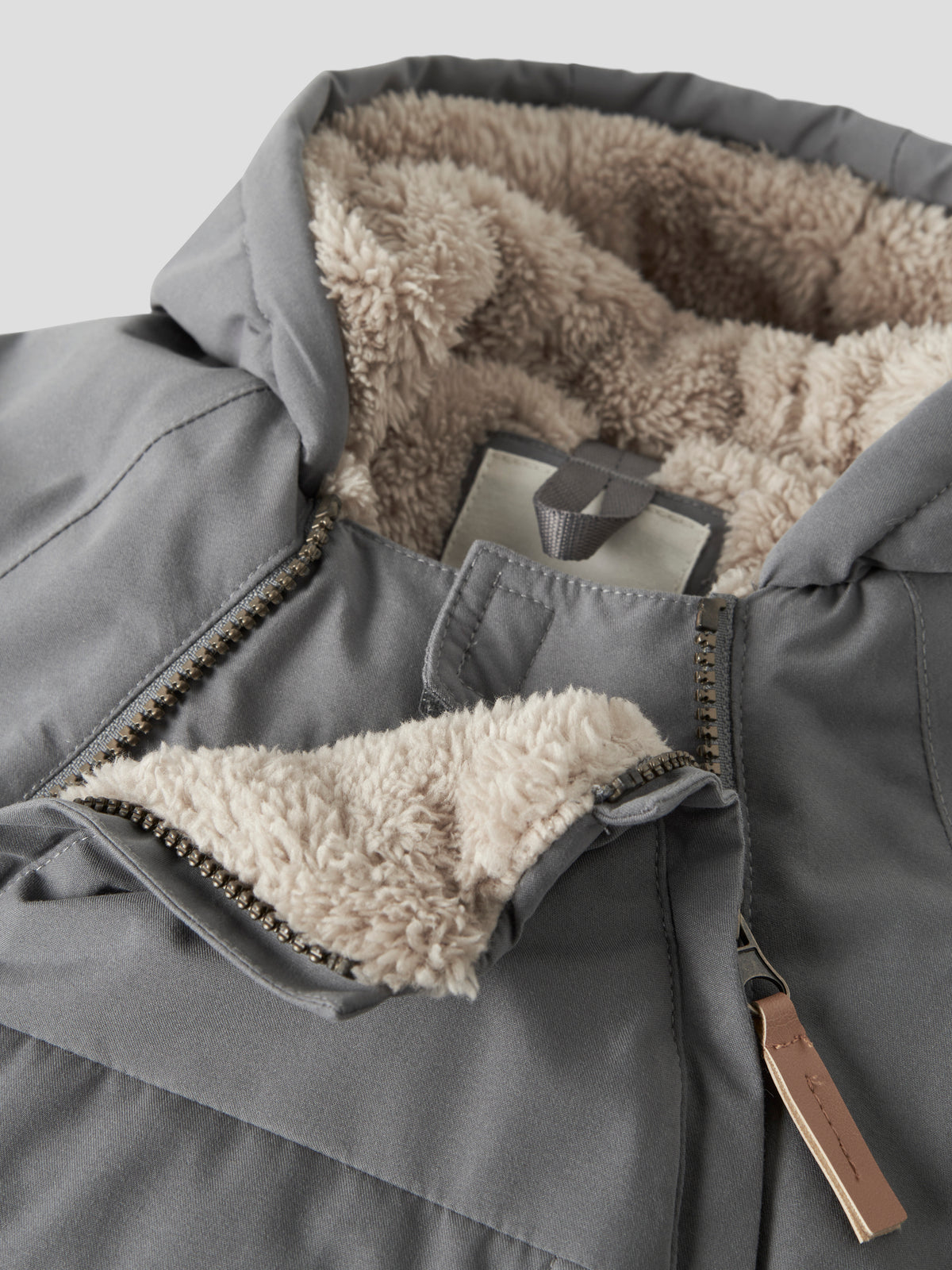 Lil Atelier Lasnow05 - Jacket Solid FO - Poppy Seed